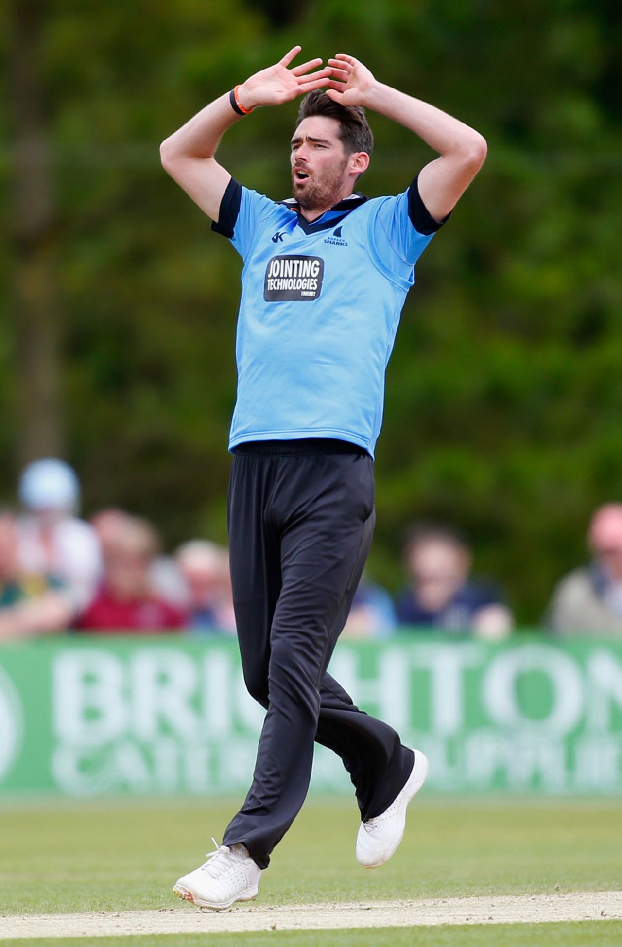 Chris Liddle picked up 1 for 41, Sussex v Somerset, NatWest T20 Blast, South Division, Arundel, June 15, 2014