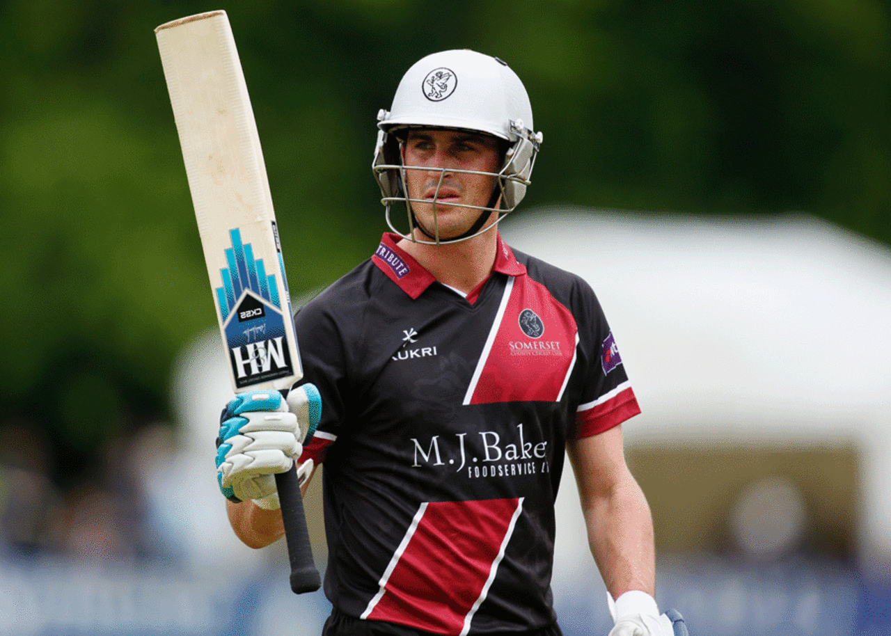 Craig Kieswetter clubbed 70 from 49 balls, Sussex v Somerset, NatWest T20 Blast, South Division, Arundel, June 15, 2014