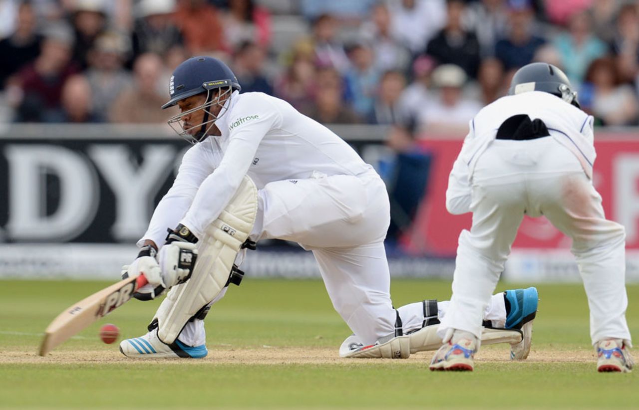 Chris Jordan played positively to settle England, England v Sri Lanka, 1st Investec Test, Lord's, 4th day, June 15, 2014