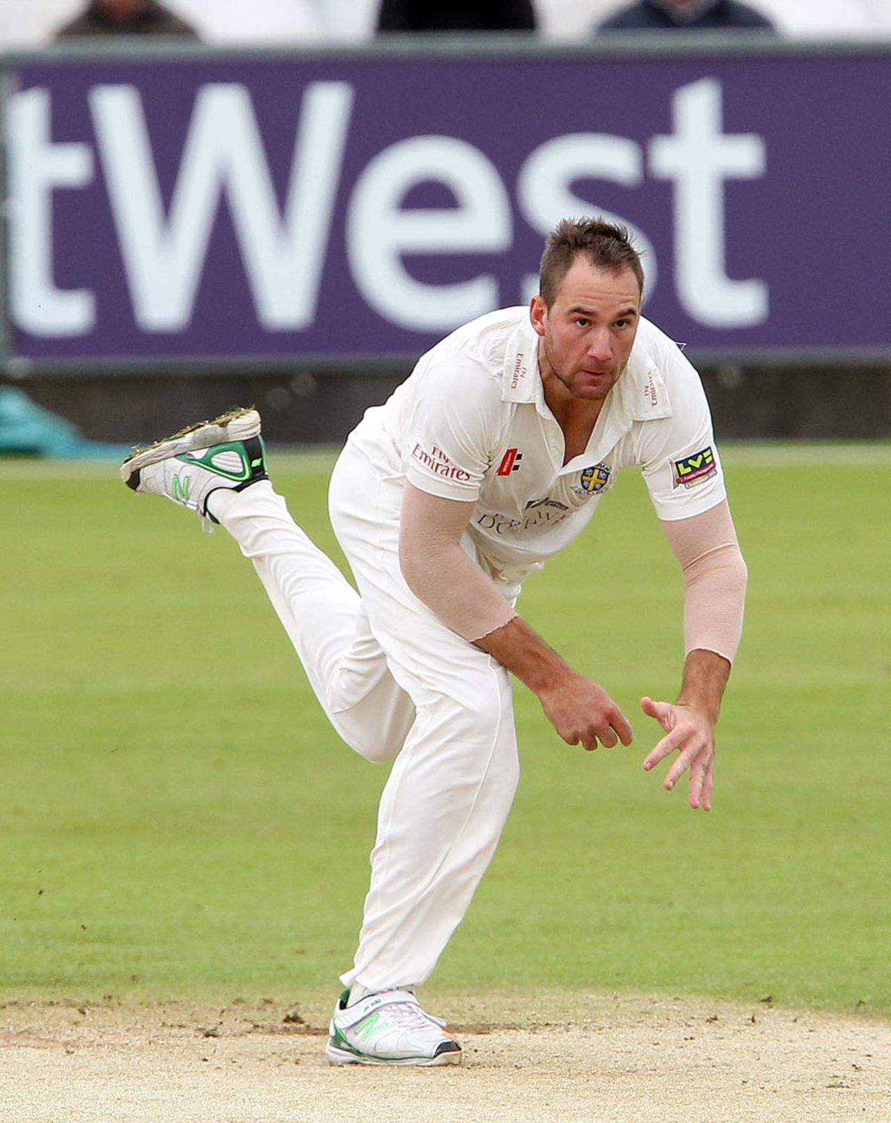 John Hastings took three wickets to give Durham a handy lead, Durham v Lancashire, County Championship, Division One, Chester-le-Street, 2nd day, June 16, 2014