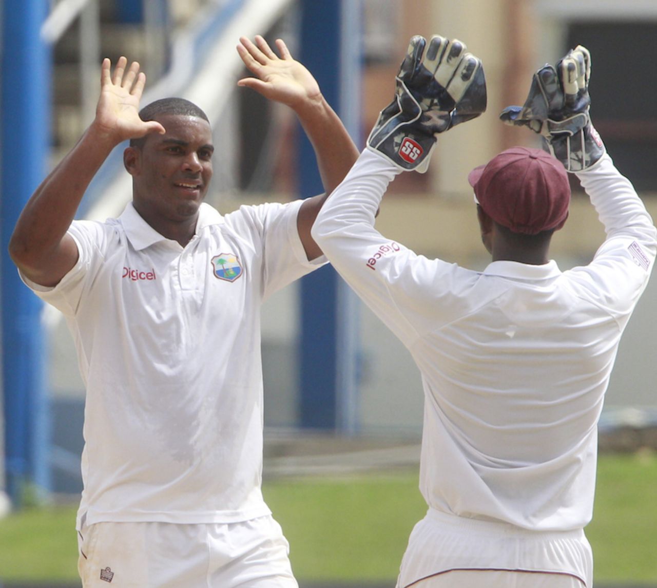 Shannon Gabriel picked up the wicket of Kane Williamson, West Indies v New Zealand, 2nd Test, Trinidad, 1st day, June 16, 2014