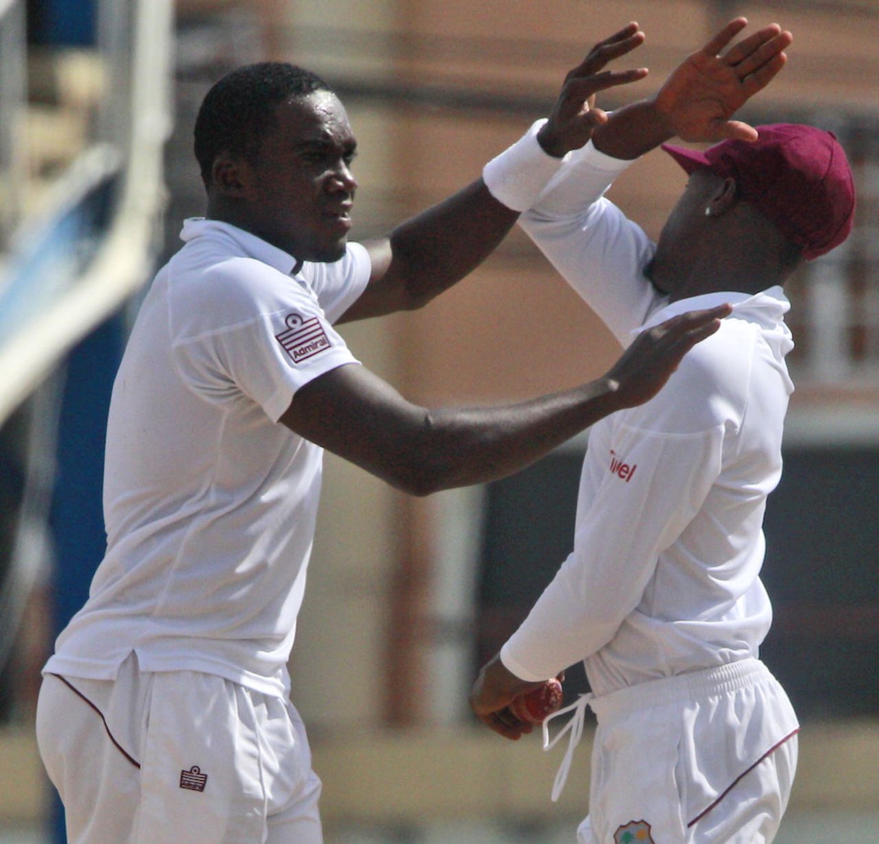 Jerome Taylor celebrates the wicket of Brendon McCullum, West Indies v New Zealand, 2nd Test, Trinidad, 3rd day, June 18, 2014