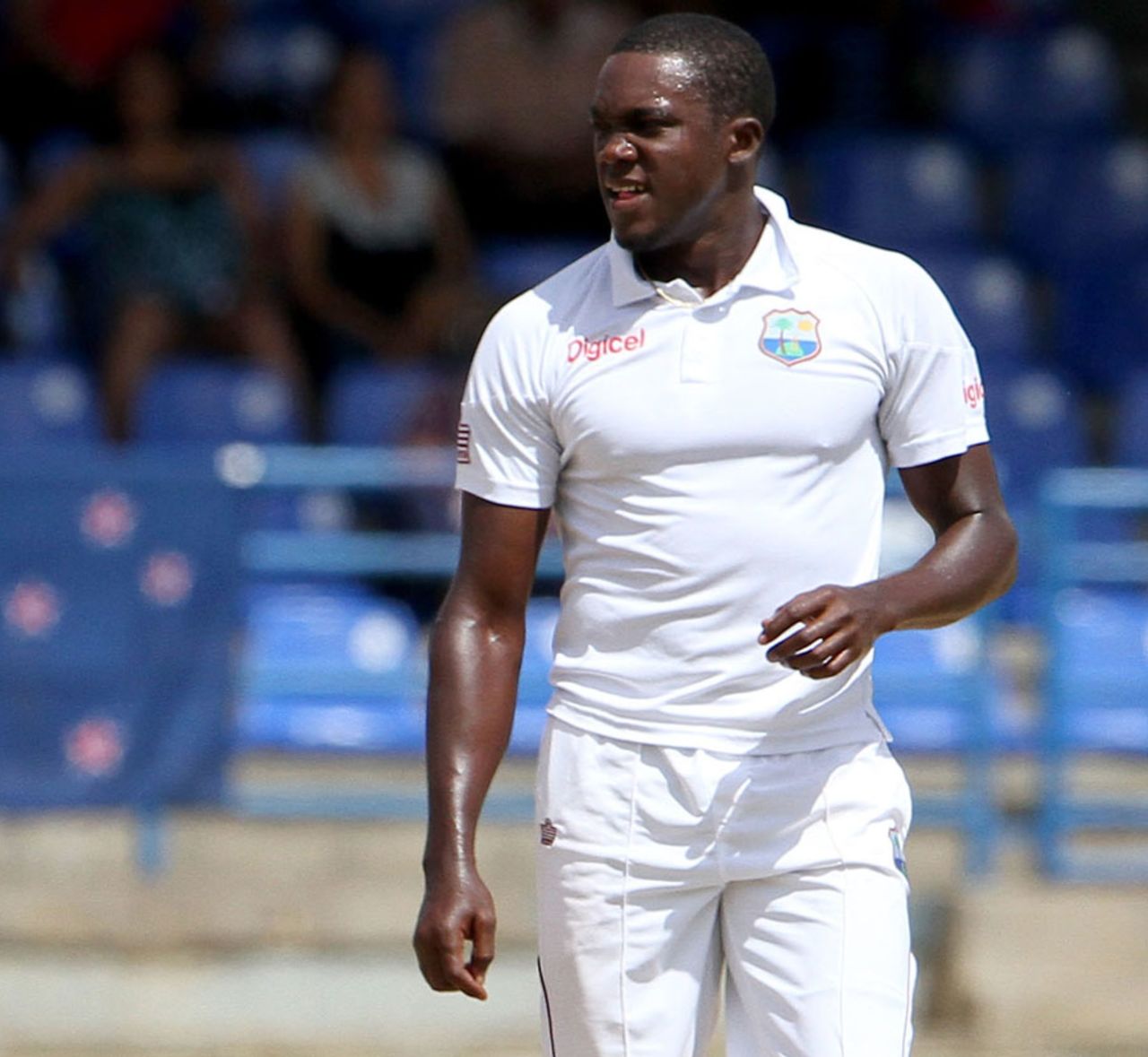 Jerome Taylor was superb with the old ball, West Indies v New Zealand, 2nd Test, Trinidad, 4th day, June 19, 2014