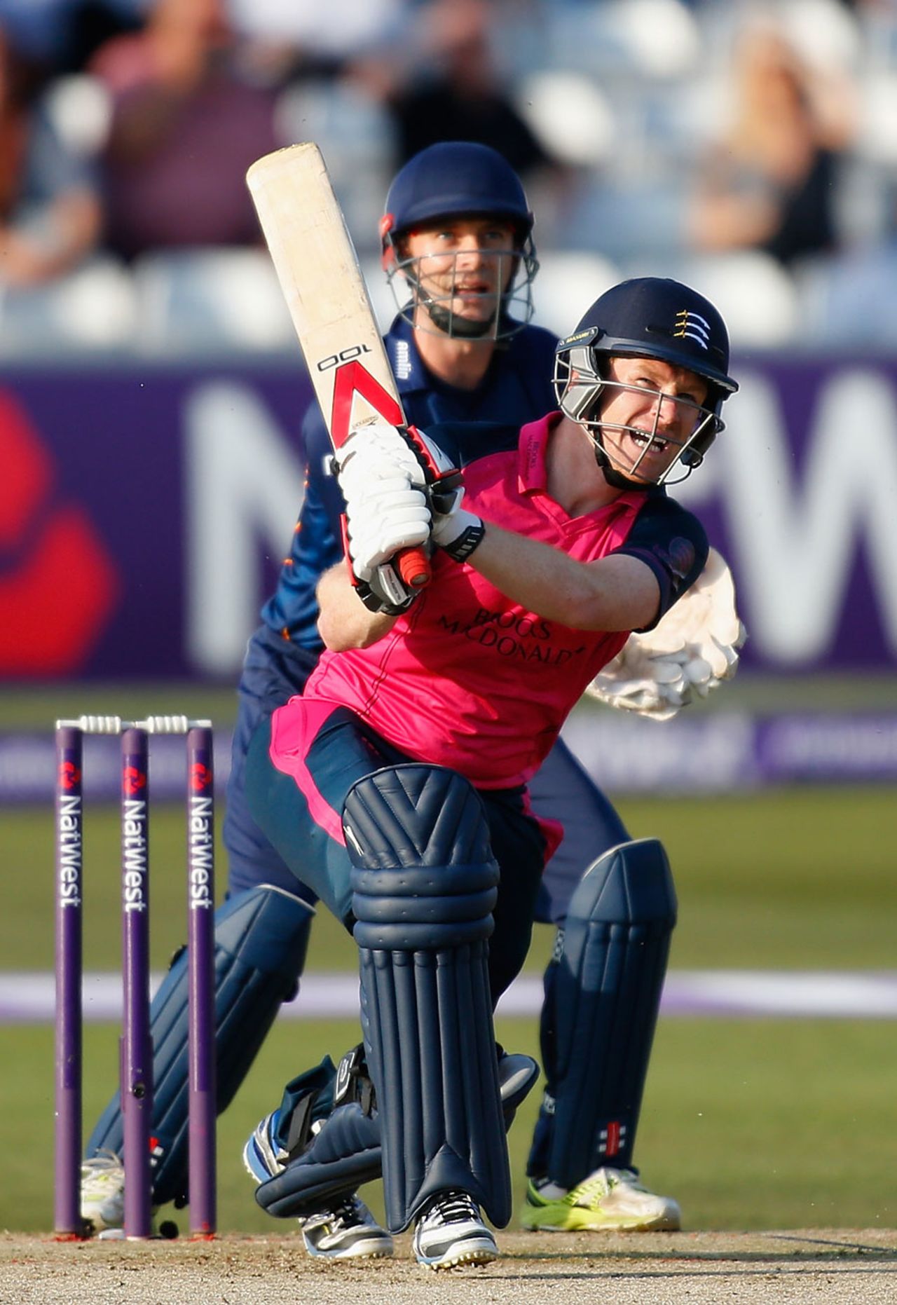 Eoin Morgan made 69 off 46 balls, Essex v Middlesex, NatWest T20 Blast, Chelmsford, June 20, 2014