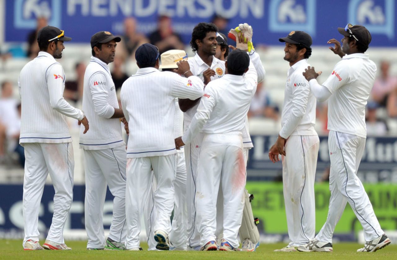 Shaminda Eranga struck twice late in the day, England v Sri Lanka, 2nd Investec Test, Headingley, 2nd day, June 21, 2014