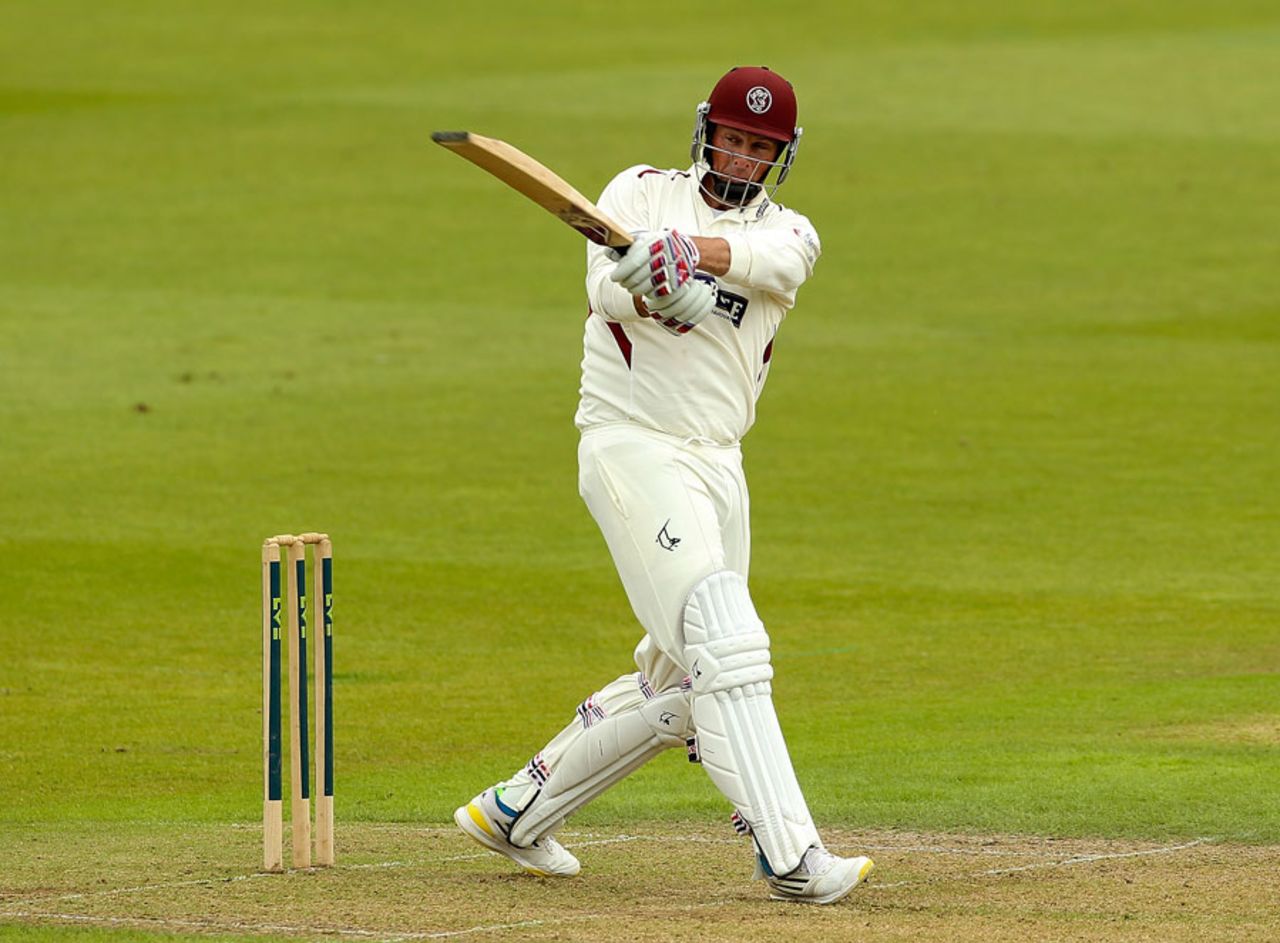 Marcus Trescothick held Somerset's innings together, Nottinghamshire v Somerset, County Championship Division One, Trent Bridge, 1st day, June 22, 2014