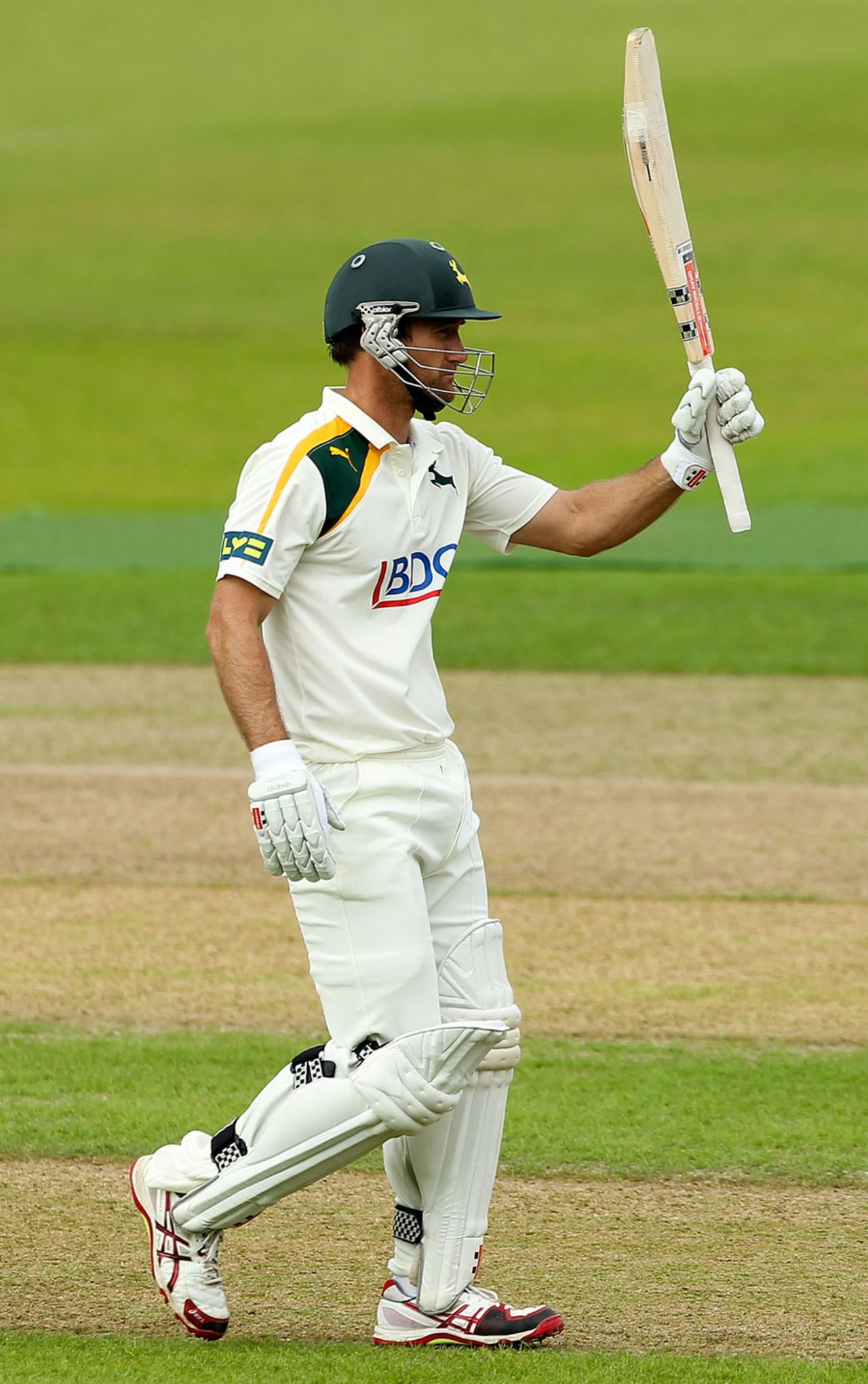 Phil Jaques raced to a century from 109 balls, Nottinghamshire v Somerset, County Championship Division One, Trent Bridge, 1st day, June 22, 2014