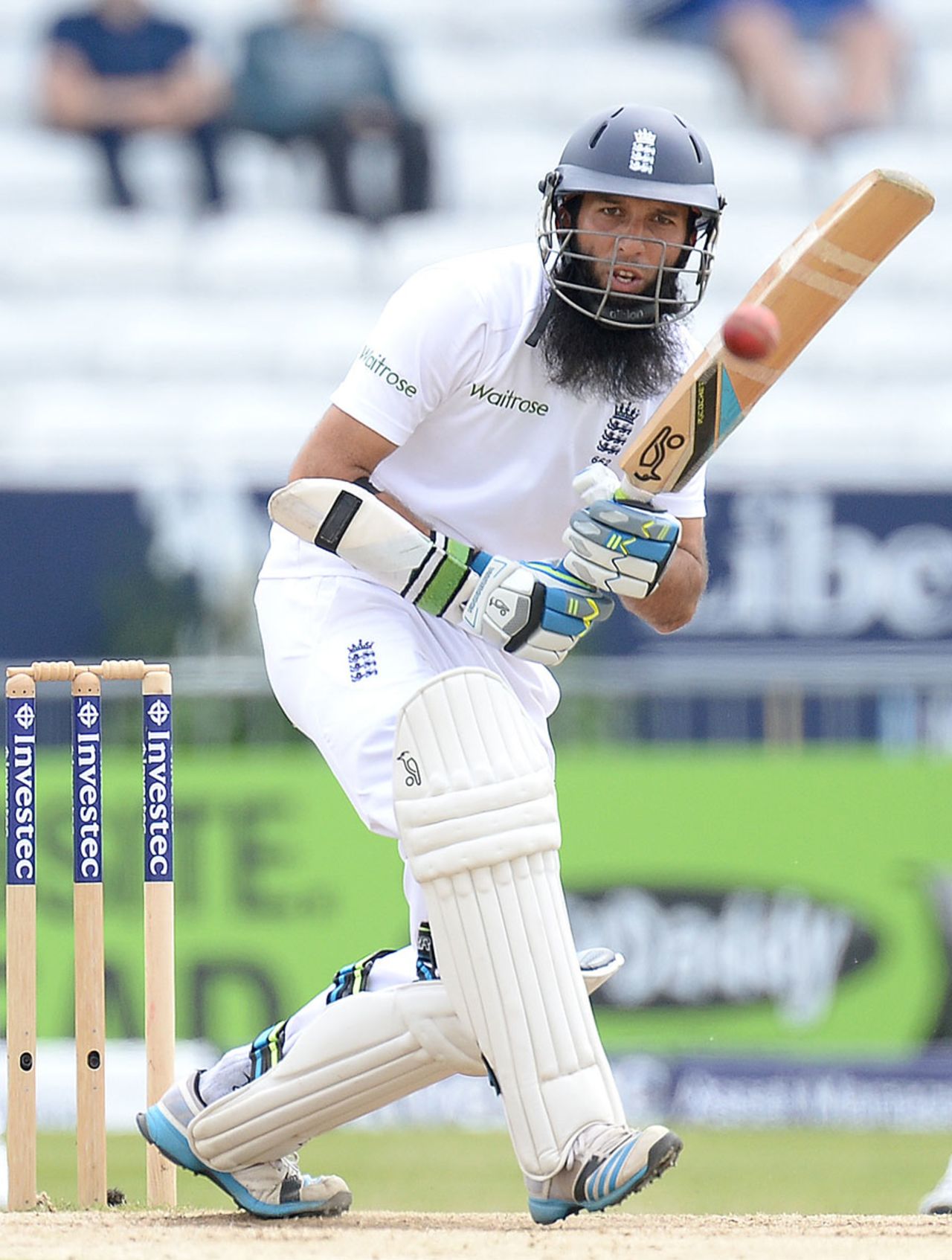 Moeen Ali provided stout resistance for England, England v Sri Lanka, 2nd Investec Test, Headingley, 5th day, June 24, 2014