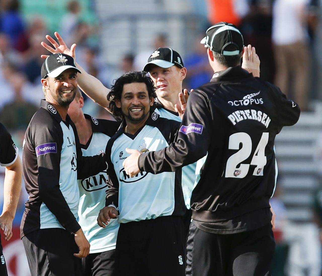 Tillakaratne Dilshan made his first appearance for Surrey, Surrey v Hampshire, NatWest T20 Blast, South Division, The Oval, June 27, 2014