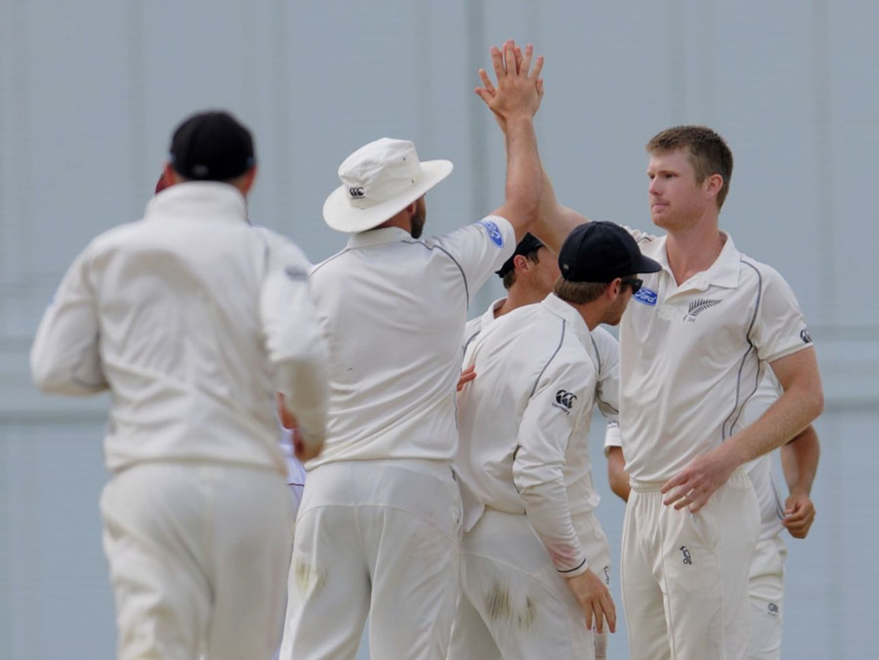 Jimmy Neesham cleaned up the West Indies tail, West Indies v New Zealand, 3rd Test, Barbados, 3rd day, June 28, 2014