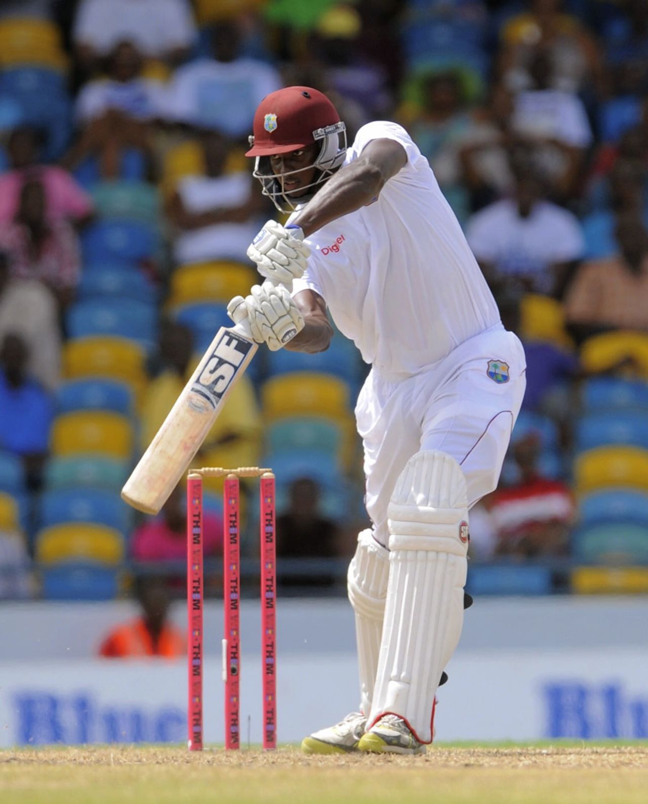Jason Holder was impressive when he drove through the covers, West Indies v New Zealand, 3rd Test, Barbados, 3rd day, June 28, 2014