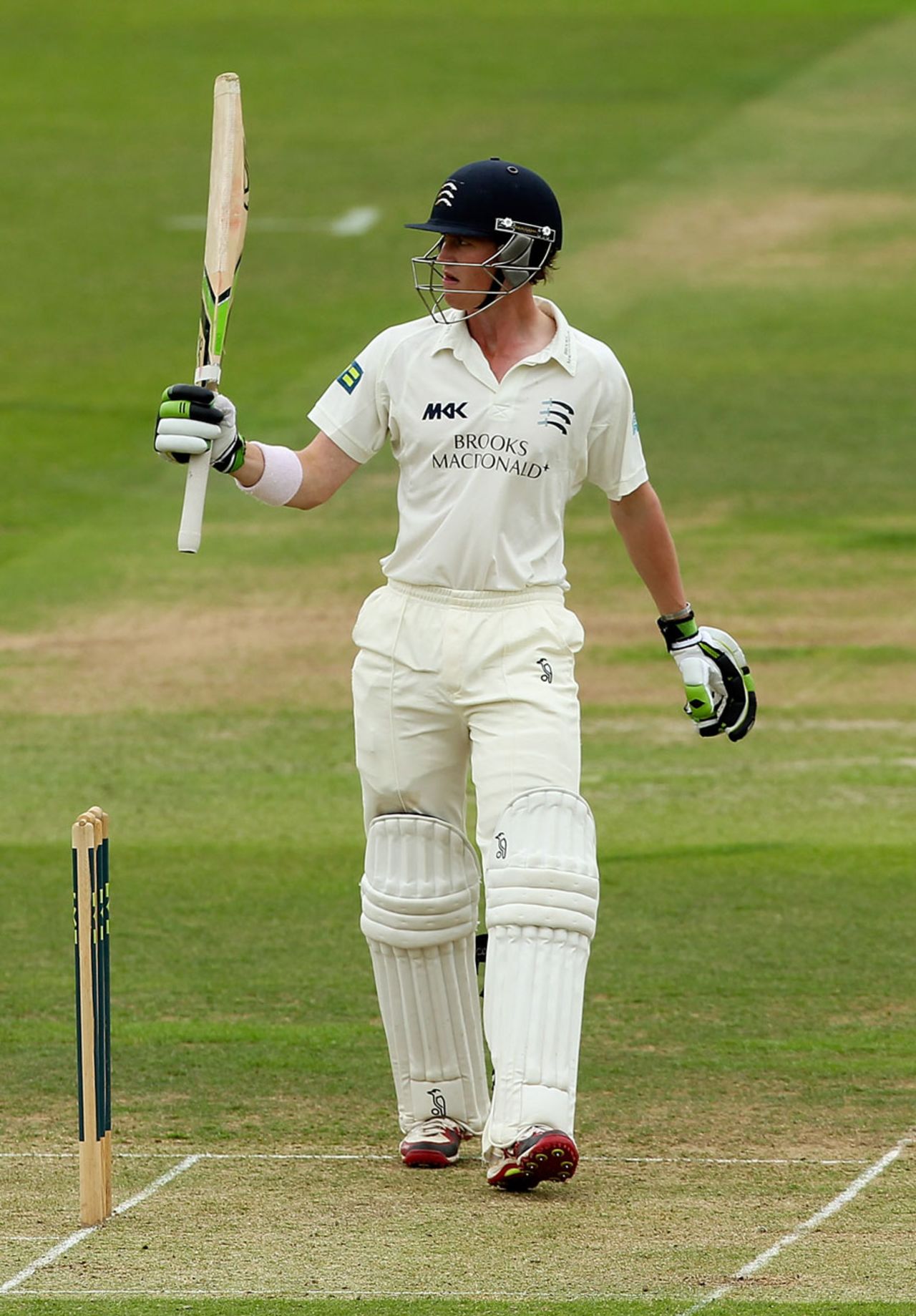 Nick Gubbins scored fifty on his Championship debut, Middlesex v Northamptonshire, County Championship, Division One, Lord's, 1st day, June 29, 2014