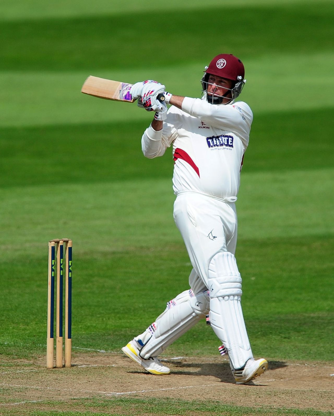 Marcus Trescothick cruised to a century after a tricky start, Somerset v Lancashire, County Championship, Division One, Taunton, 2nd day, June 30, 2014
