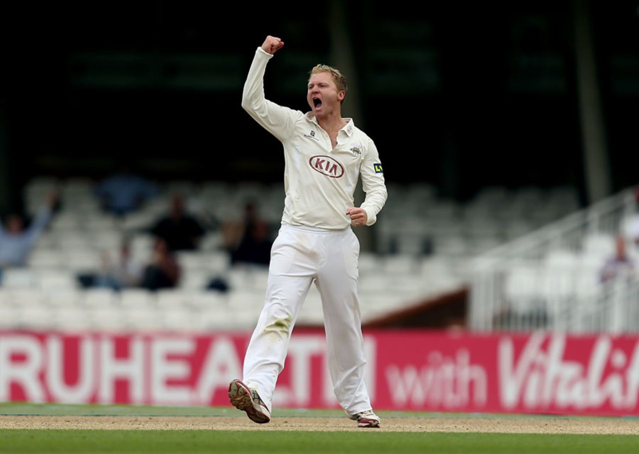 Gareth Batty picked up two wickets, Surrey v Hampshire, County Championship, Division Two, The Oval, 3rd day, June 30, 2014