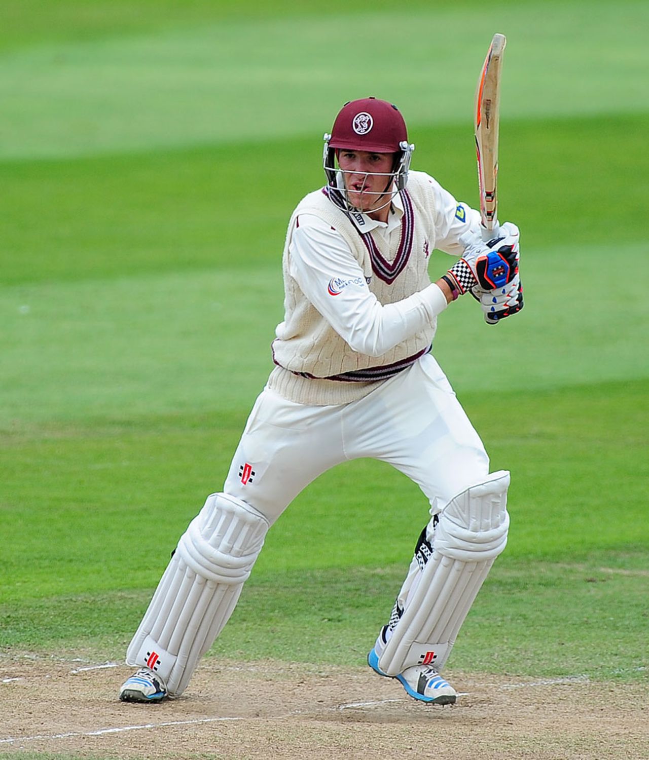 Craig Overton fell one short of a maiden hundred, Somerset v Lancashire, County Championship, Division One, Taunton, 3rd day, June 30, 2014