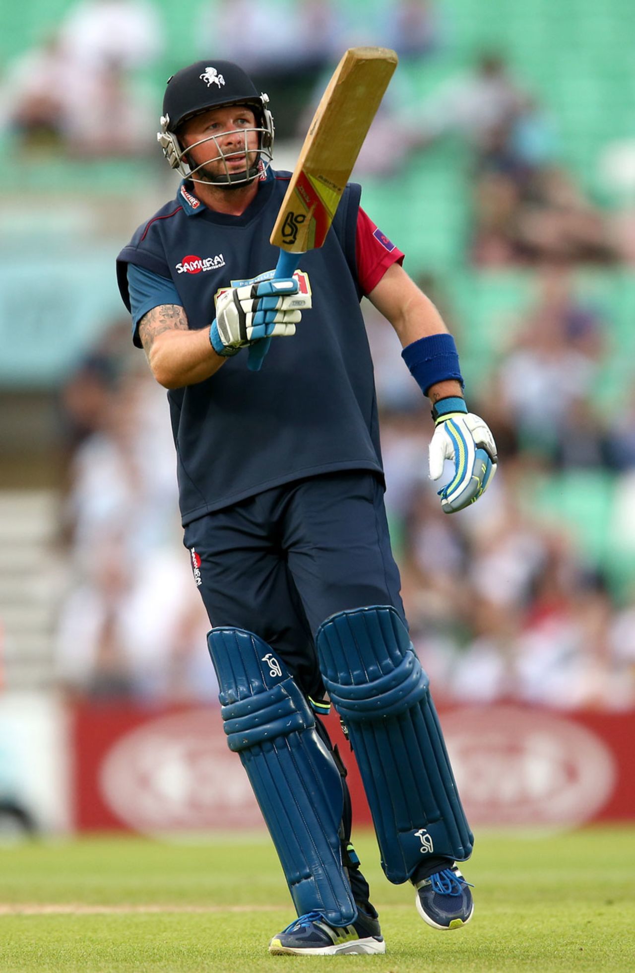 Darren Stevens hit an unbeaten 56 off 38 balls, Surrey v Kent, NatWest T20 Blast, South Division, The Oval, July 2, 2014