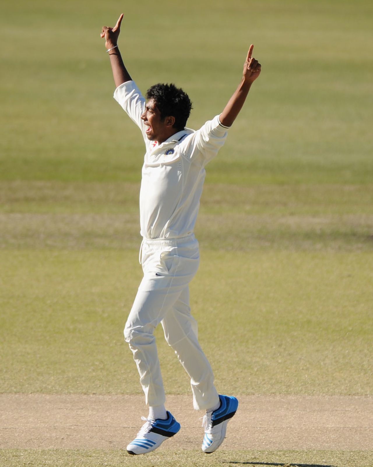 Jasprit Bumrah took 5 for 132, Australia A v India A, 1st unofficial Test, Brisbane, 4th day, July 9, 2014