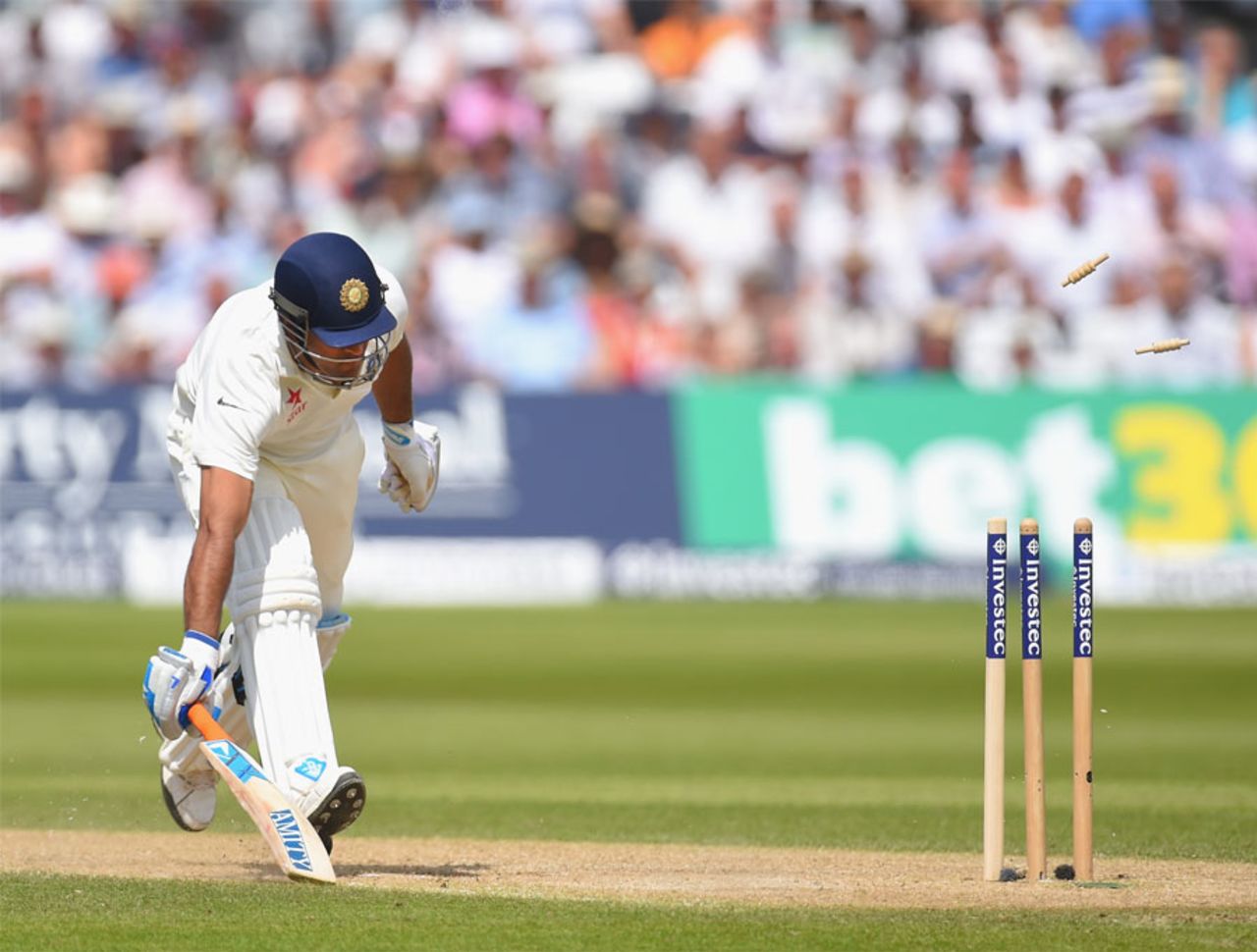 MS Dhoni was a little lazy and was run out, England v India, 1st Investec Test, Trent Bridge, 2nd day, July 10, 2014