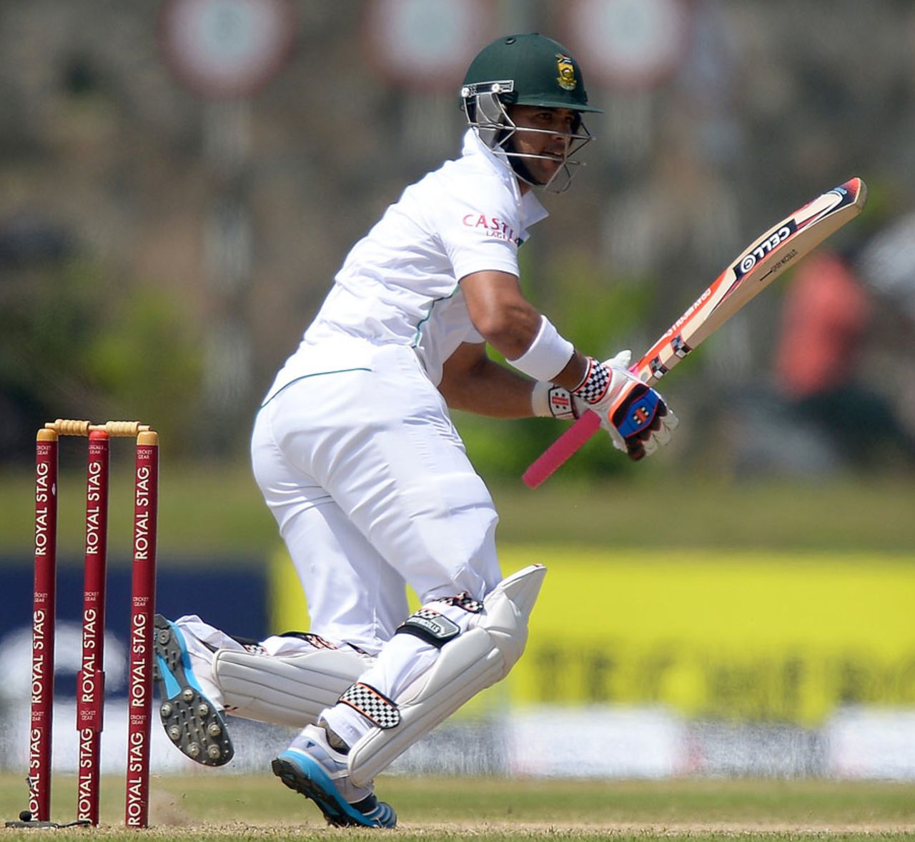 JP Duminy turns the ball on to the leg side, Sri Lanka v South Africa, 1st Test, Galle, 2nd day, July 17, 2014