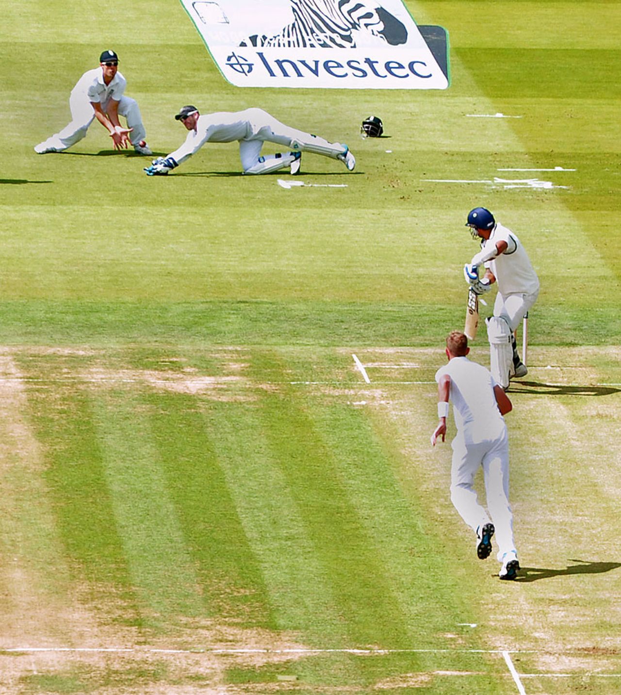 Matt Prior missed a low chance off M Vijay before he had scored, England v India, 2nd Investec Test, Lord's, 1st day, July 17, 2014