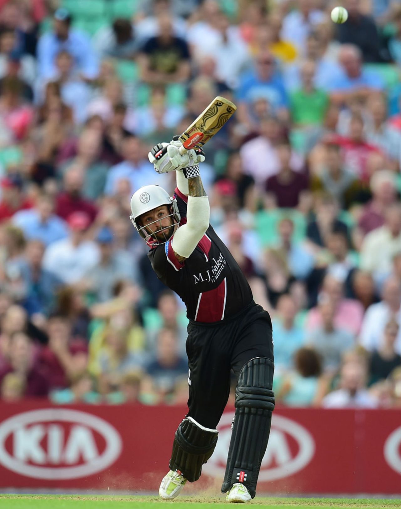 Peter Trego top-scored for Somerset, Surrey v Somerset, NatWest T20 Blast, The Oval, July 17, 2014