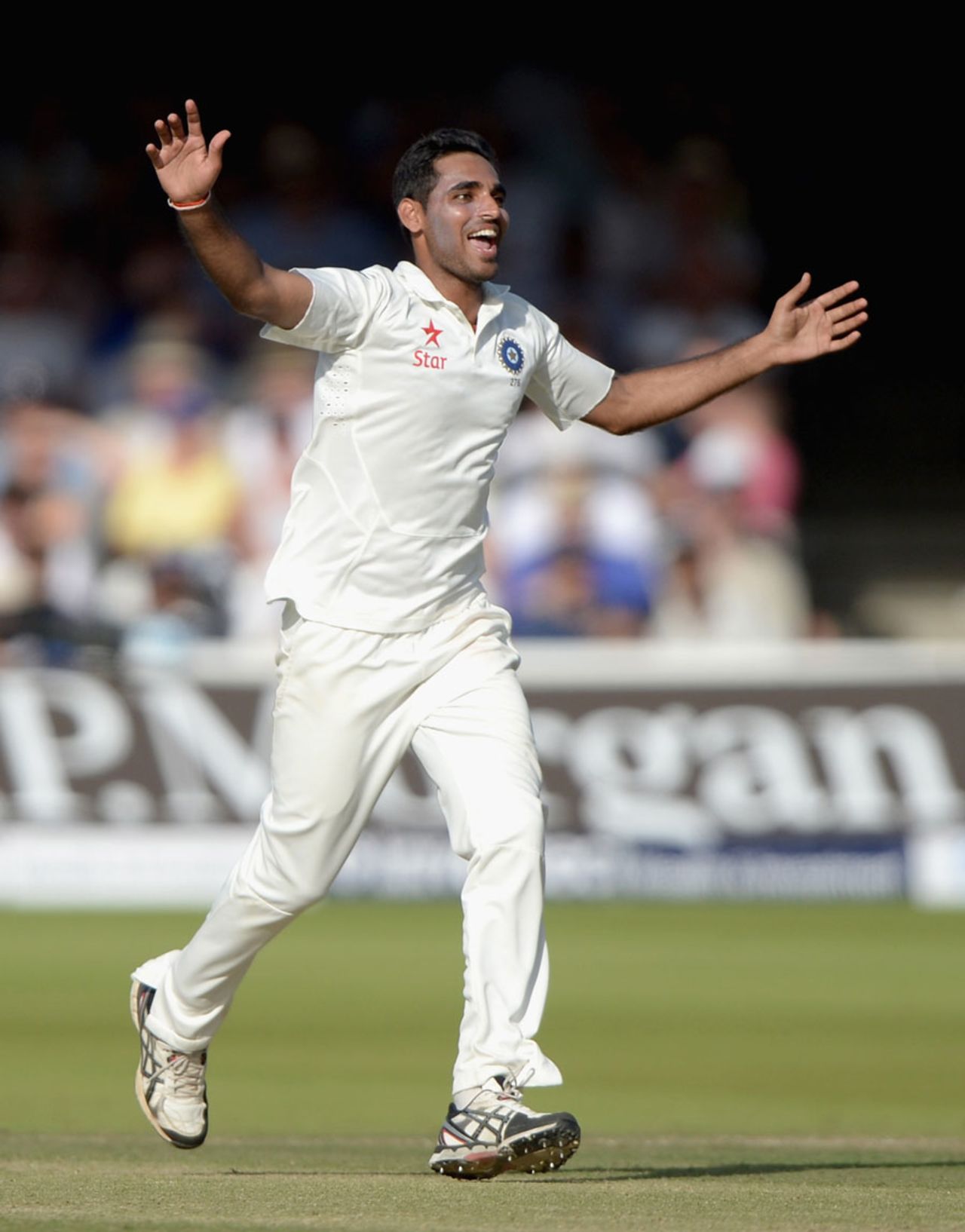 Bhuvneshwar Kumar took four wickets on day two, England v India, 2nd Investec Test, Lord's, 2nd day, July 18, 2014
