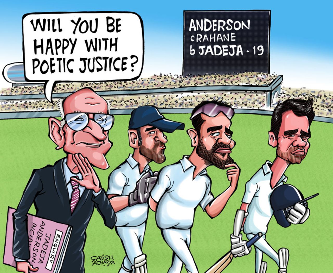 Cartoon: Stop him batting