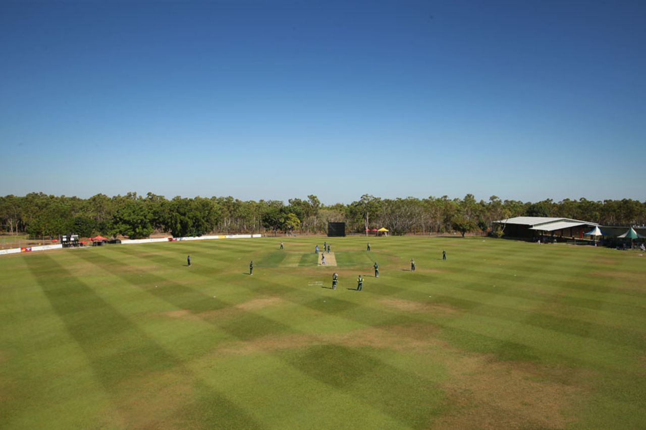 A view of the Marrara Oval, Australia A v India A, Quadrangular A-Team One-Day Series, Darwin, July 20, 2014