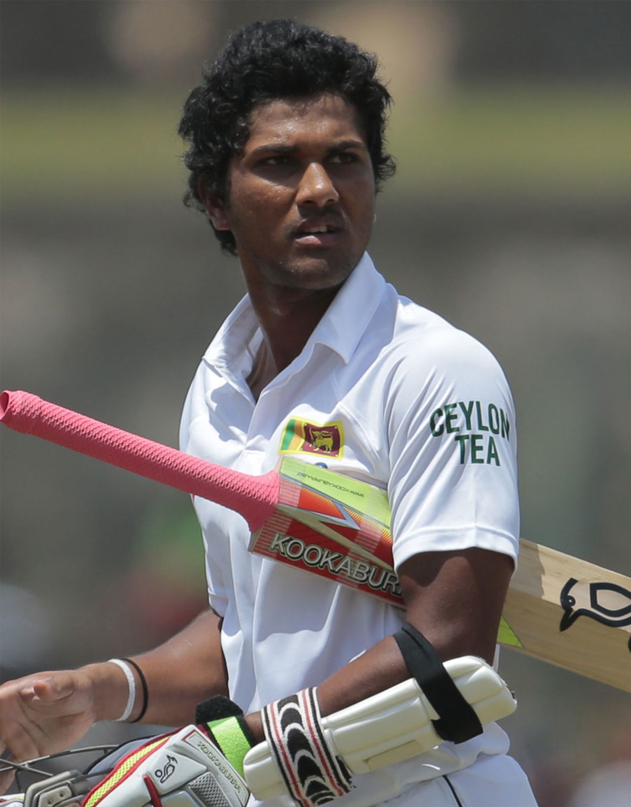 Dinesh Chandimal was bounced out again, Sri Lanka v South Africa, 1st Test, Galle, 5th day, July 20, 2014