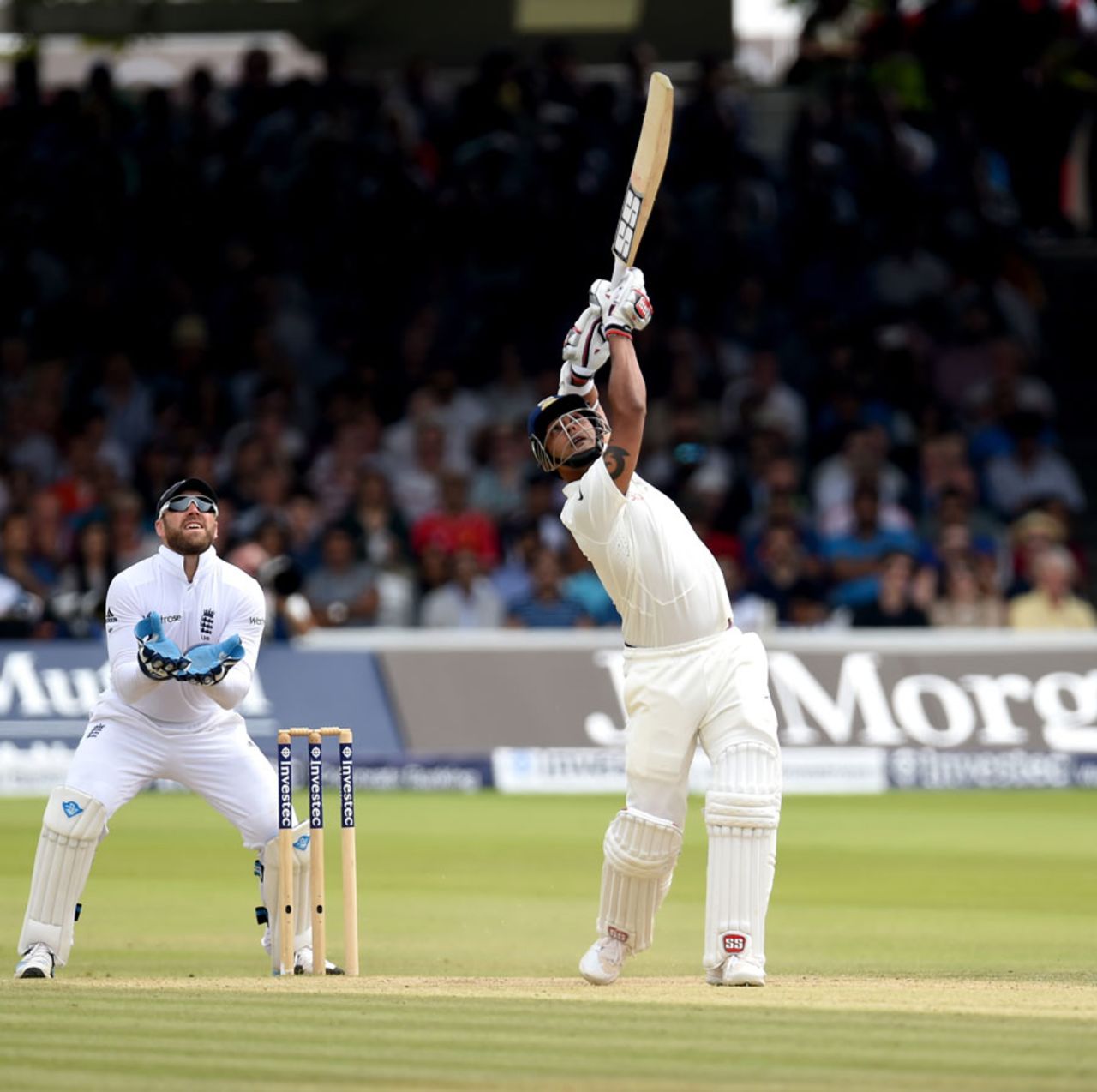 The shot that will define Stuart Binny's Test career? England v India, 2nd Investec Test, Lord's, 4th day, July 20, 2014