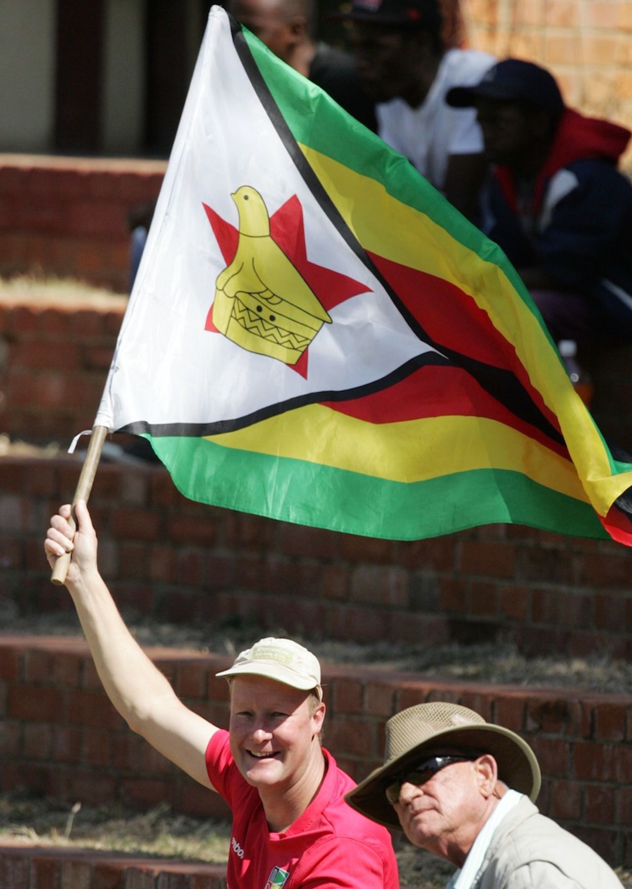 Zimbabwe fans turned up to support the home side, Zimbabwe v Afghanistan, 2nd ODI, Bulawayo, July 20, 2014