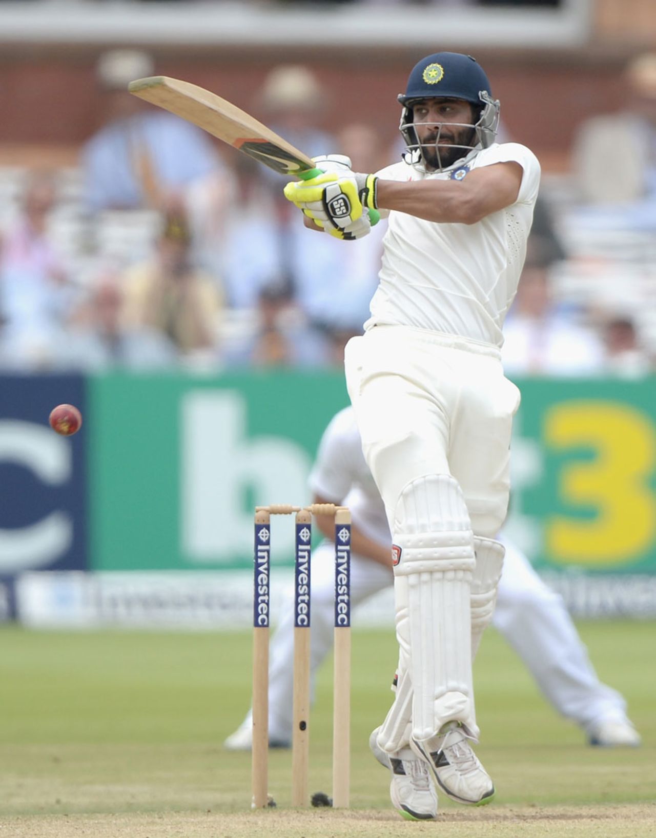 Ravindra Jadeja played an attacking innings, England v India, 2nd Investec Test, Lord's, 4th day, July 20, 2014
