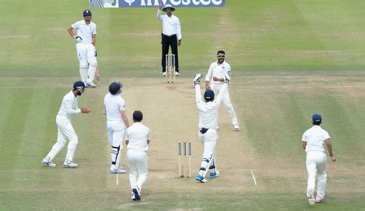 Sam Robson fell lbw to Ravindra Jadeja, England v India, 2nd Investec Test, Lord's, 4th day, July 20, 2014
