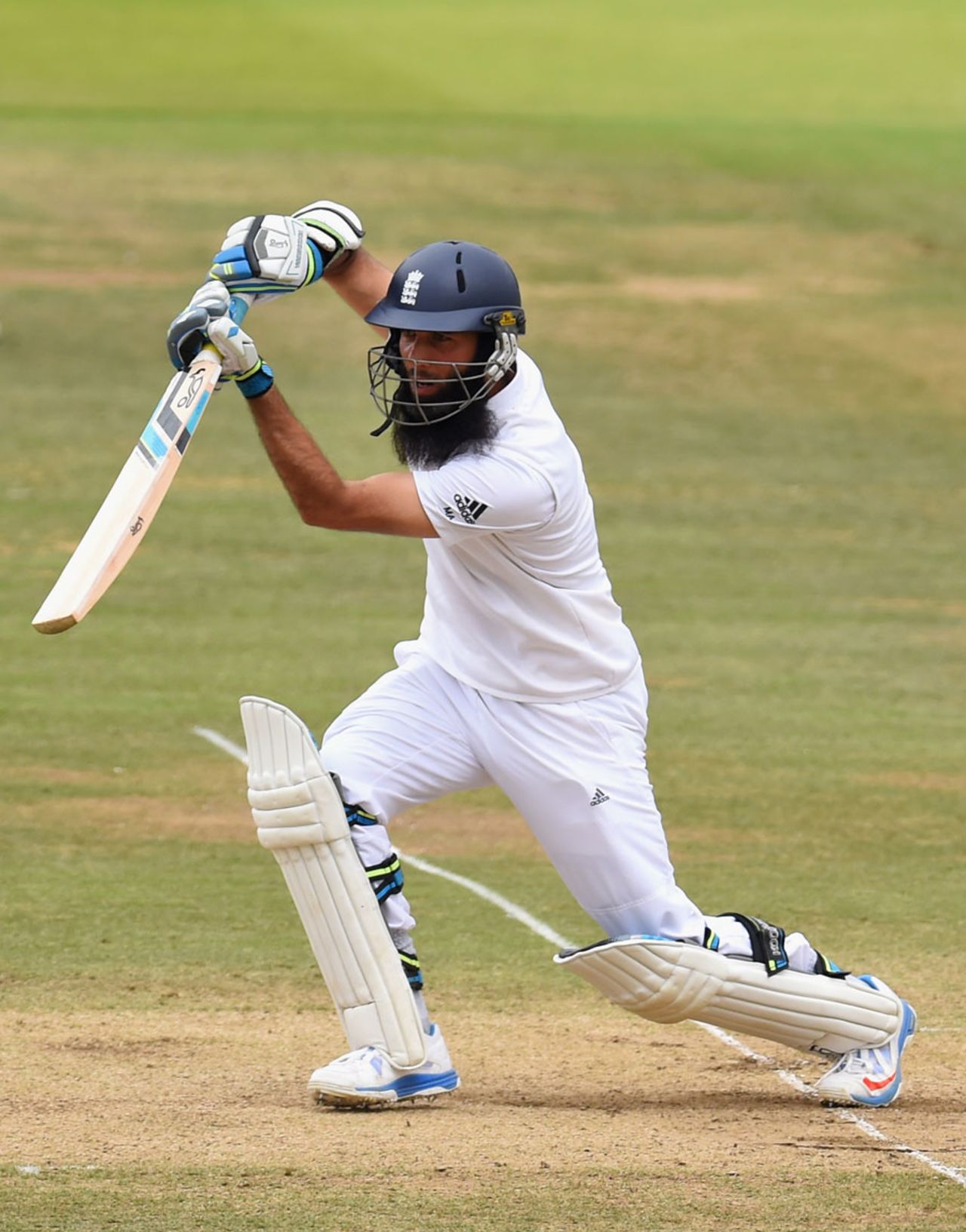 Moeen Ali made a composed start on the final day, England v India, 2nd Investec Test, Lord's, 5th day, July 21, 2014