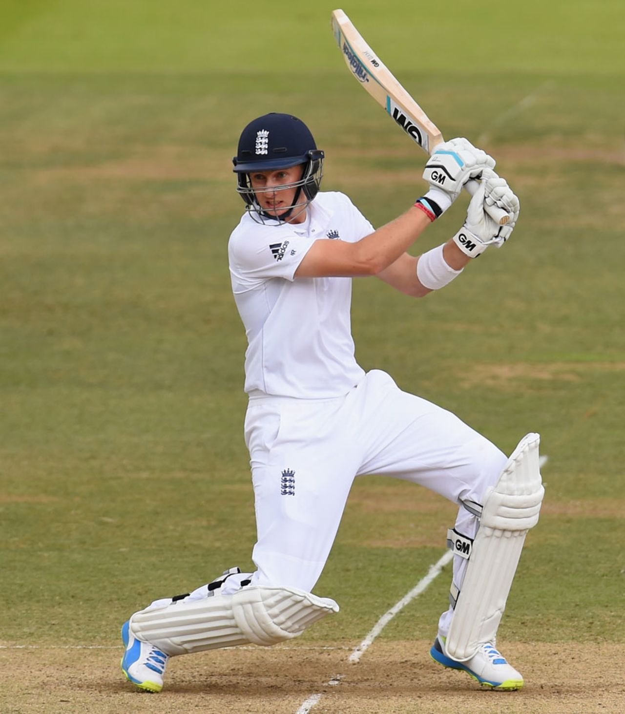 Joe Root lashes the ball past point, England v India, 2nd Investec Test, Lord's, 5th day, July 21, 2014