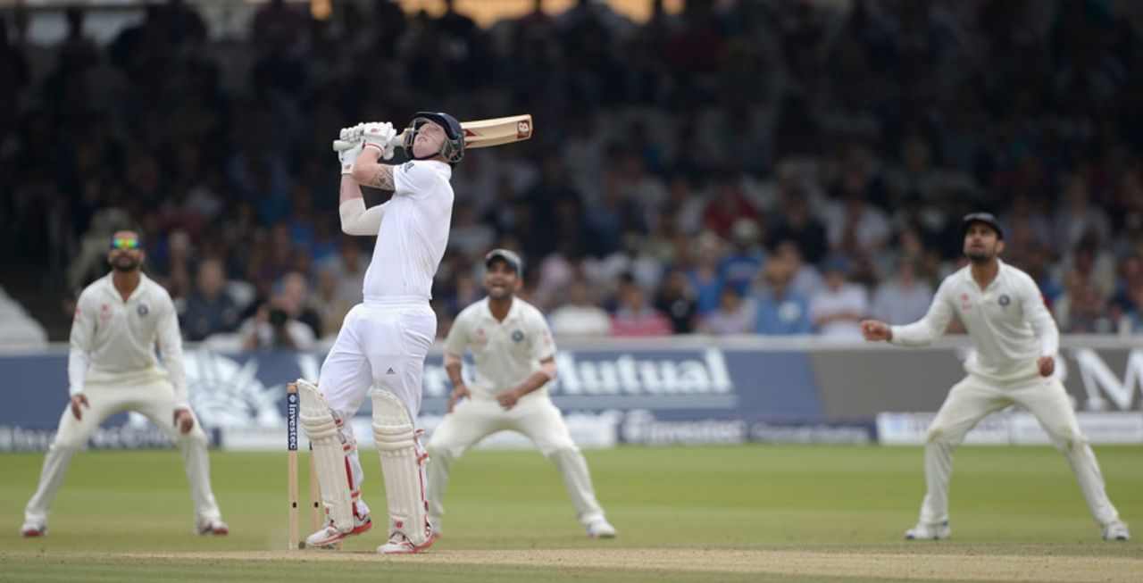 Ben Stokes again failed with the bat, England v India, 2nd Investec Test, Lord's, 5th day, July 21, 2014
