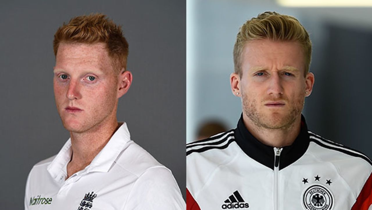 Composite: Ben Stokes and André Schürrle