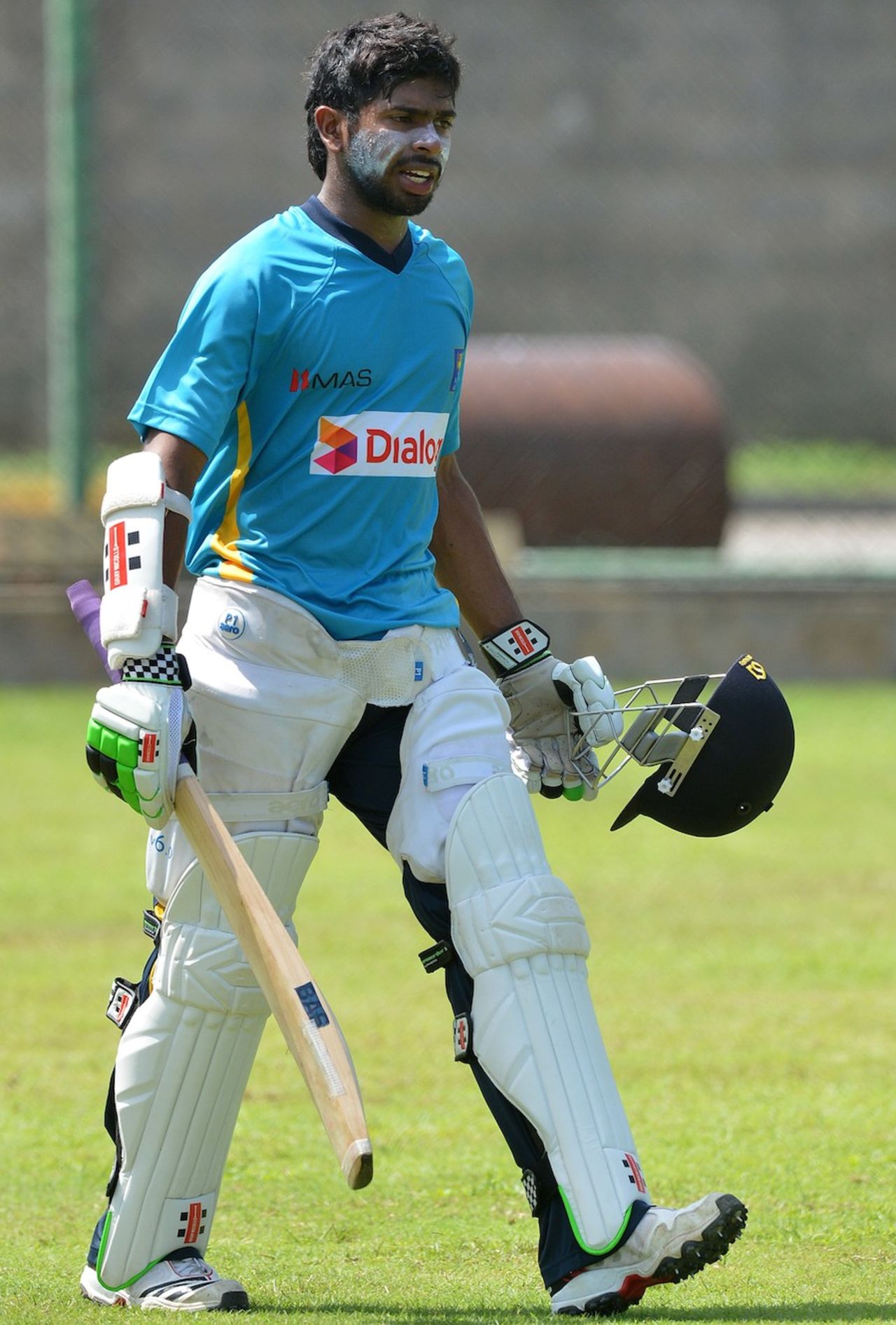 Niroshan Dickwella joins the Sri Lanka nets at SSC , Colombo, July 23, 2014