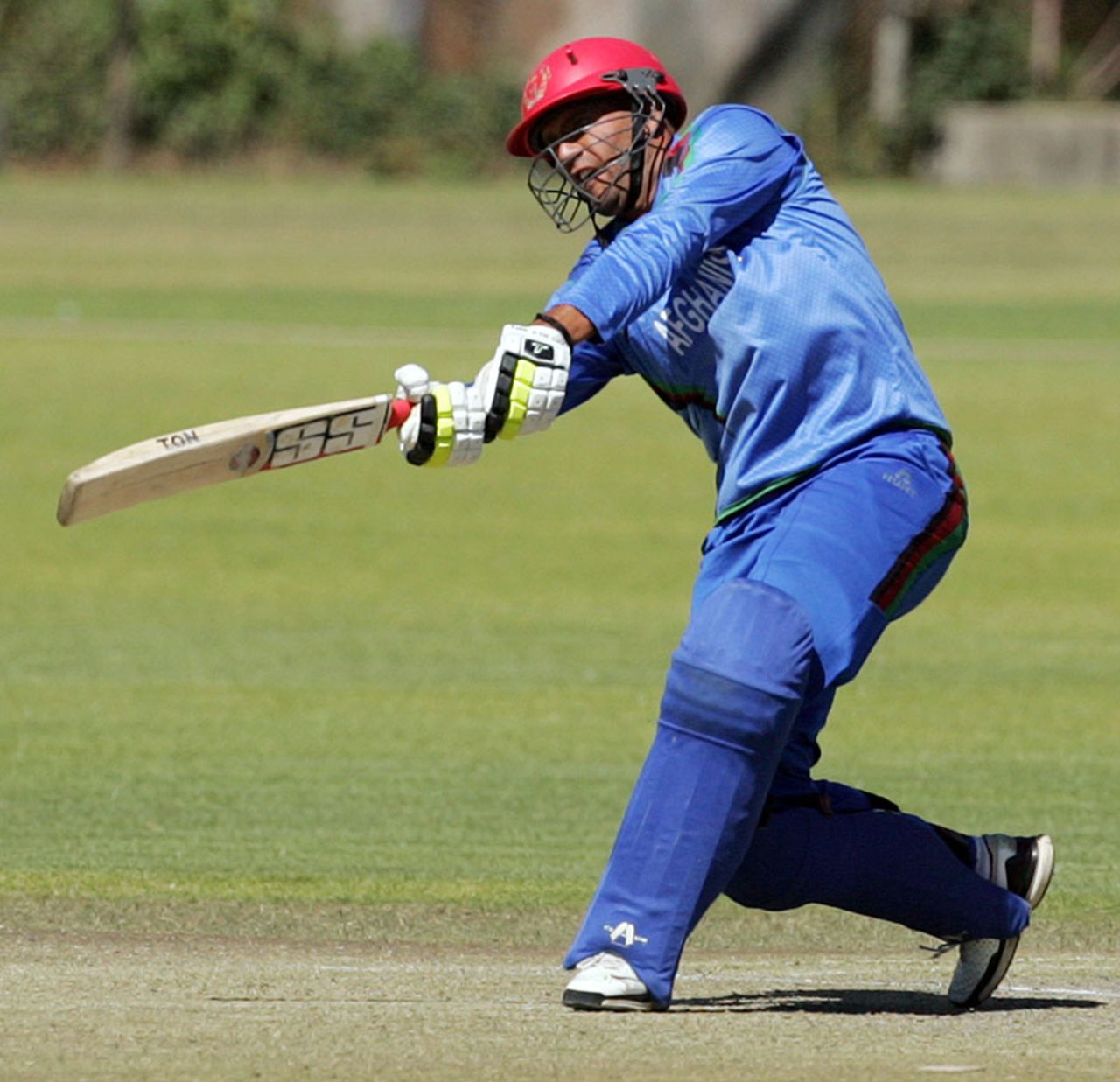 Shafiqullah hits out during his 56, Zimbabwe v Afghanistan, 4th ODI, Bulawayo, July 24, 2014