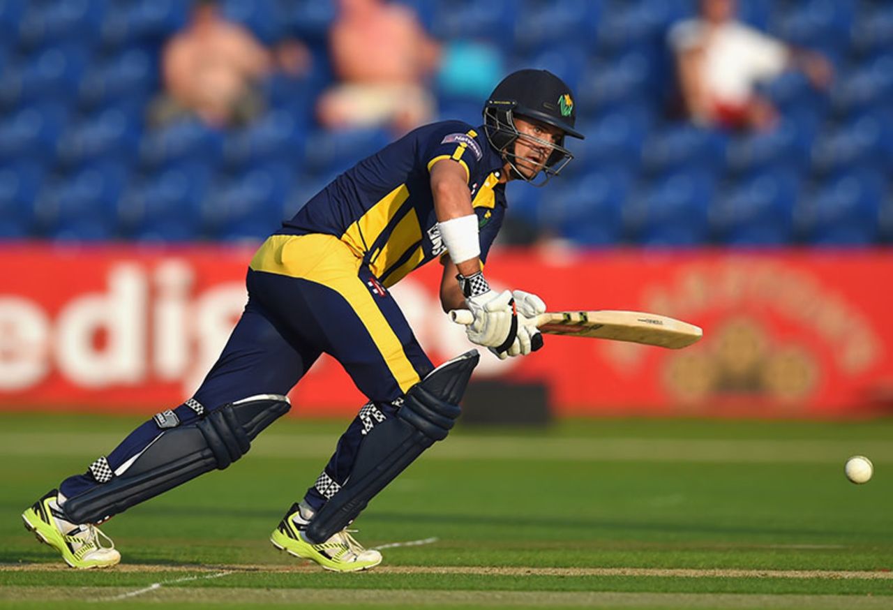 Jacques Rudolph made a calm unbeaten 44, Glamorgan v Gloucestershire, NatWest T20, Cardiff, July 25, 2014