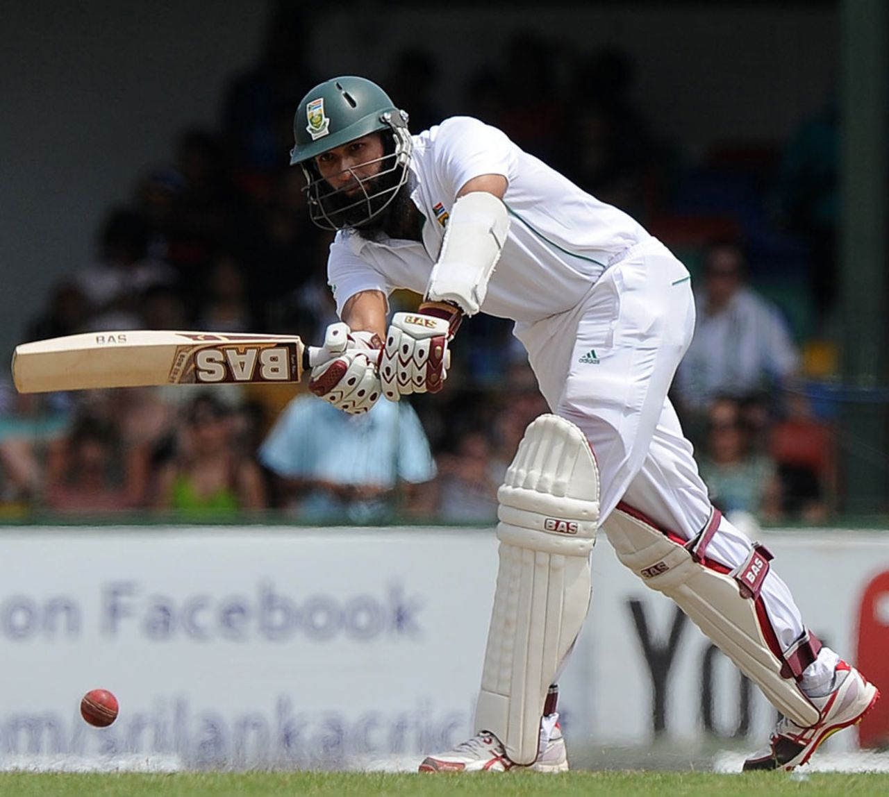 Hashim Amla's 22nd Test century was the second slowest of his career, Sri Lanka v South Africa, 2nd Test, Colombo, 3rd day, July 26, 2014