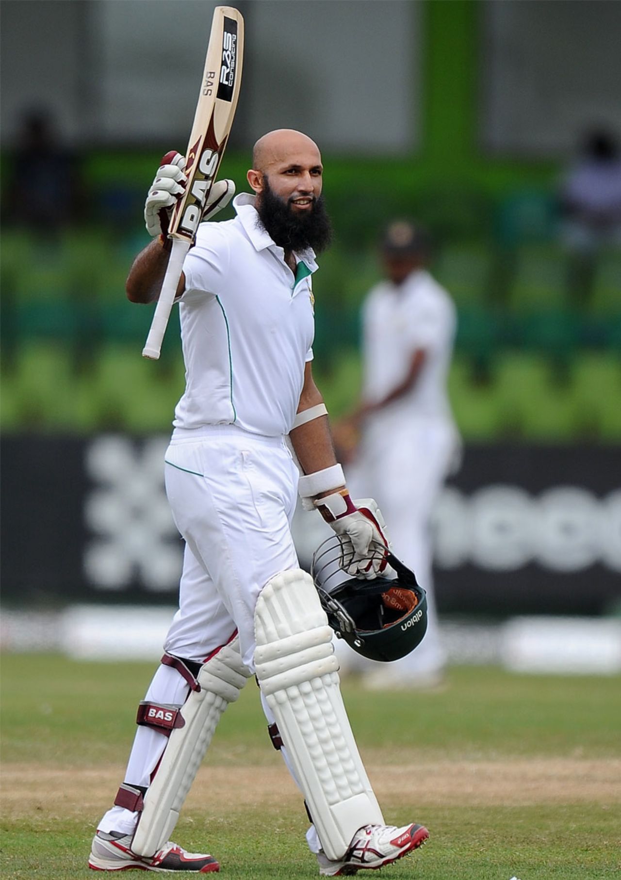 Hashim Amla registered his first Test ton against Sri Lanka, Sri Lanka v South Africa, 2nd Test, Colombo, 3rd day, July 26, 2014