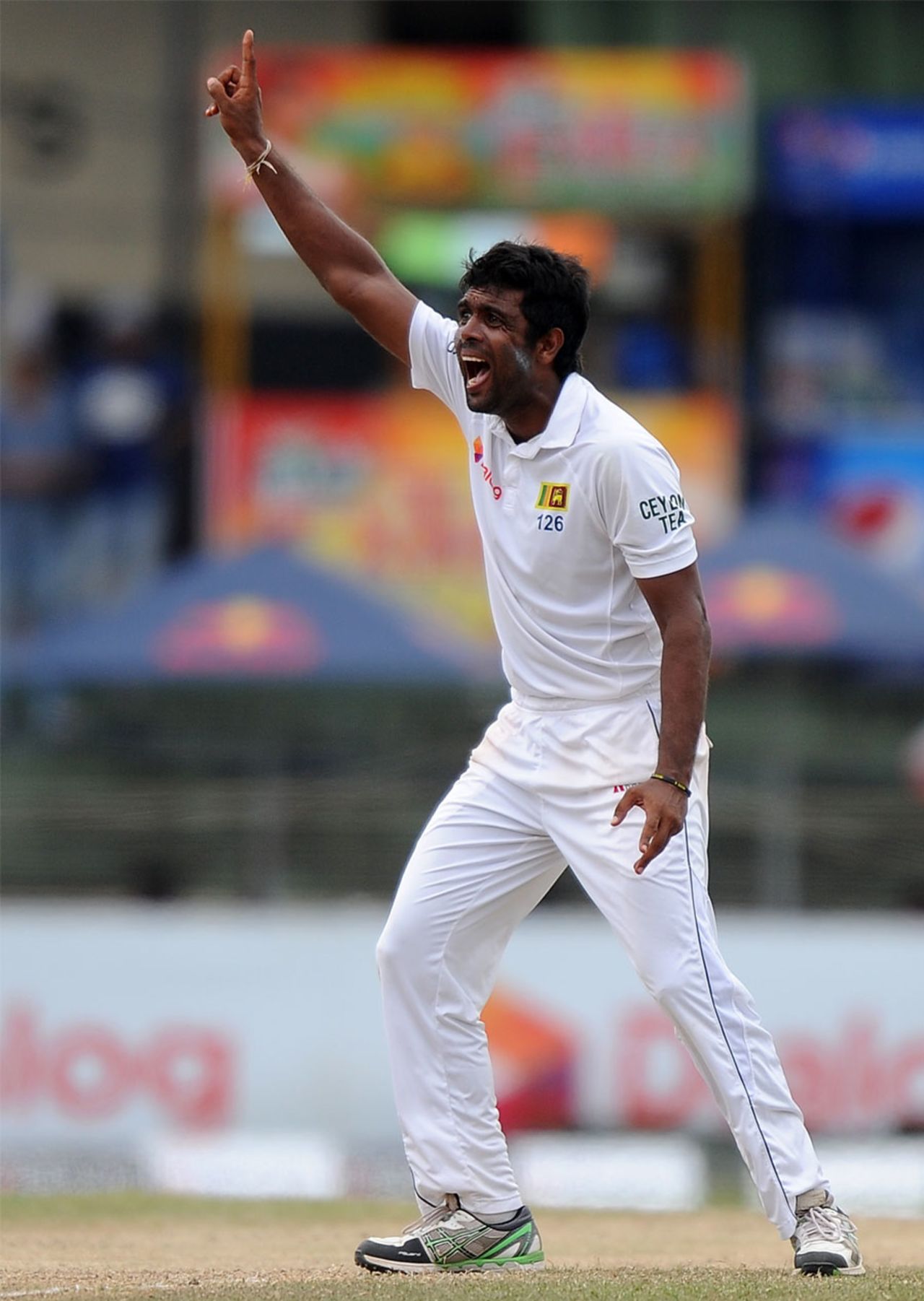 Dilruwan Perera picked up his second five-wicket haul, Sri Lanka v South Africa, 2nd Test, Colombo, 3rd day, July 26, 2014
