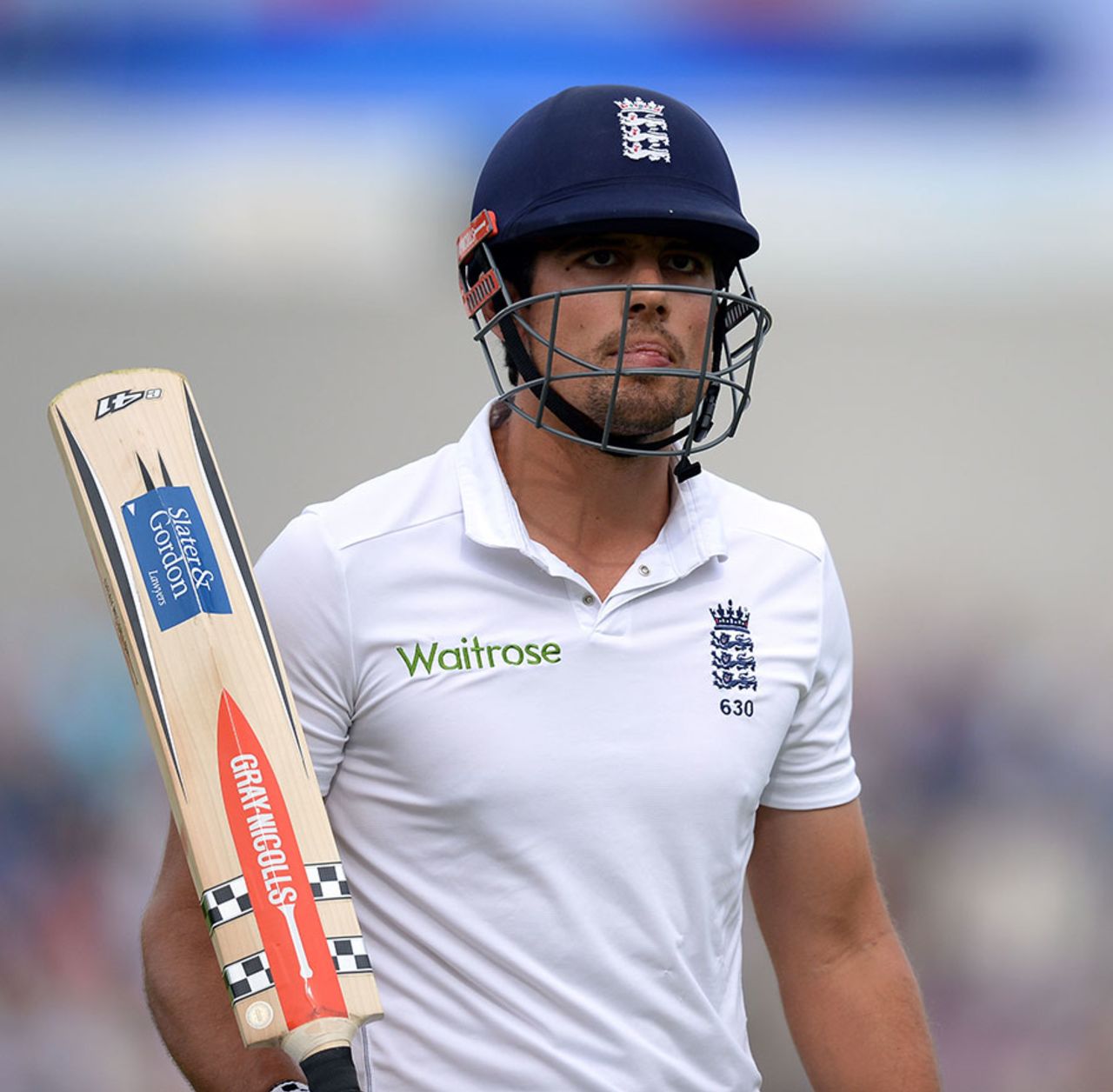 Alastair Cook fell for 95, England v India, 3rd Investec Test, Ageas Bowl, 1st day, July 27, 2014