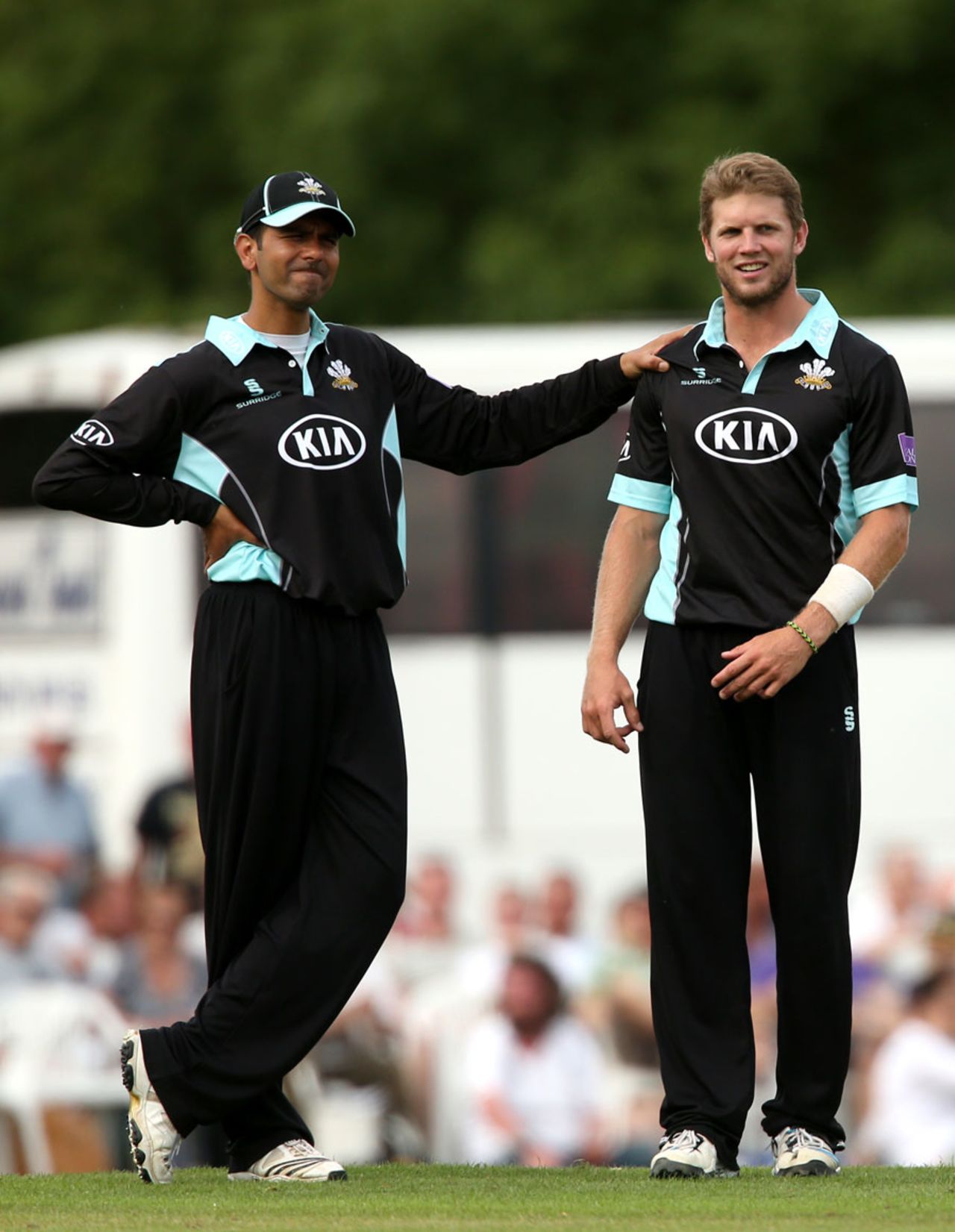 Stuart Meaker took four wickets but conceded 78 runs from 8.3 overs, Surrey v Glamorgan, Royal London Cup, Group B, Guildford, July 27, 2014