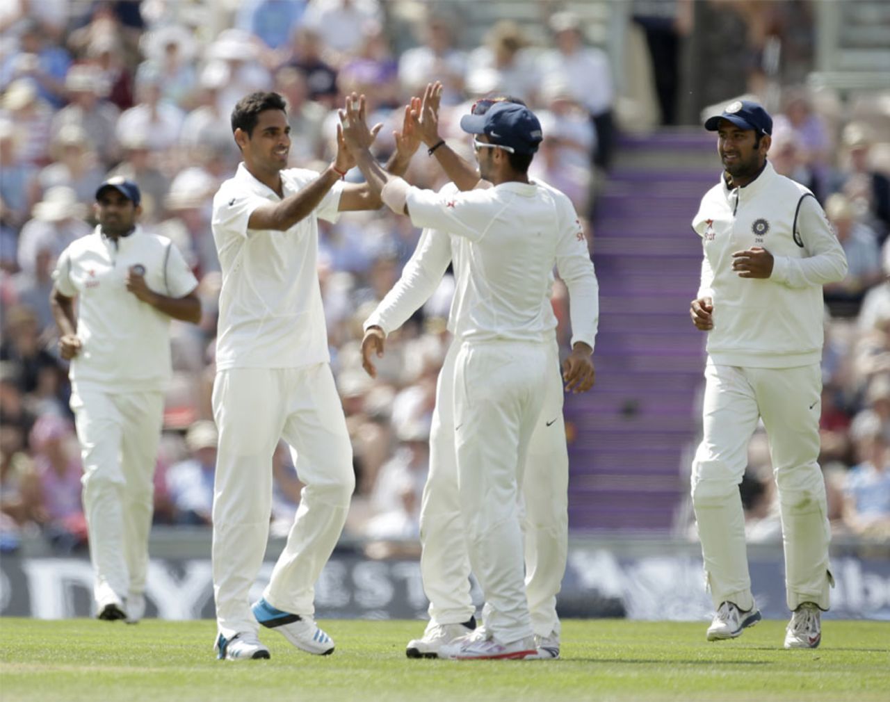 Bhuvneshwar Kumar found his rhythm after lunch, England v India, 3rd Investec Test, Ageas Bowl, 2nd day, July 28, 2014