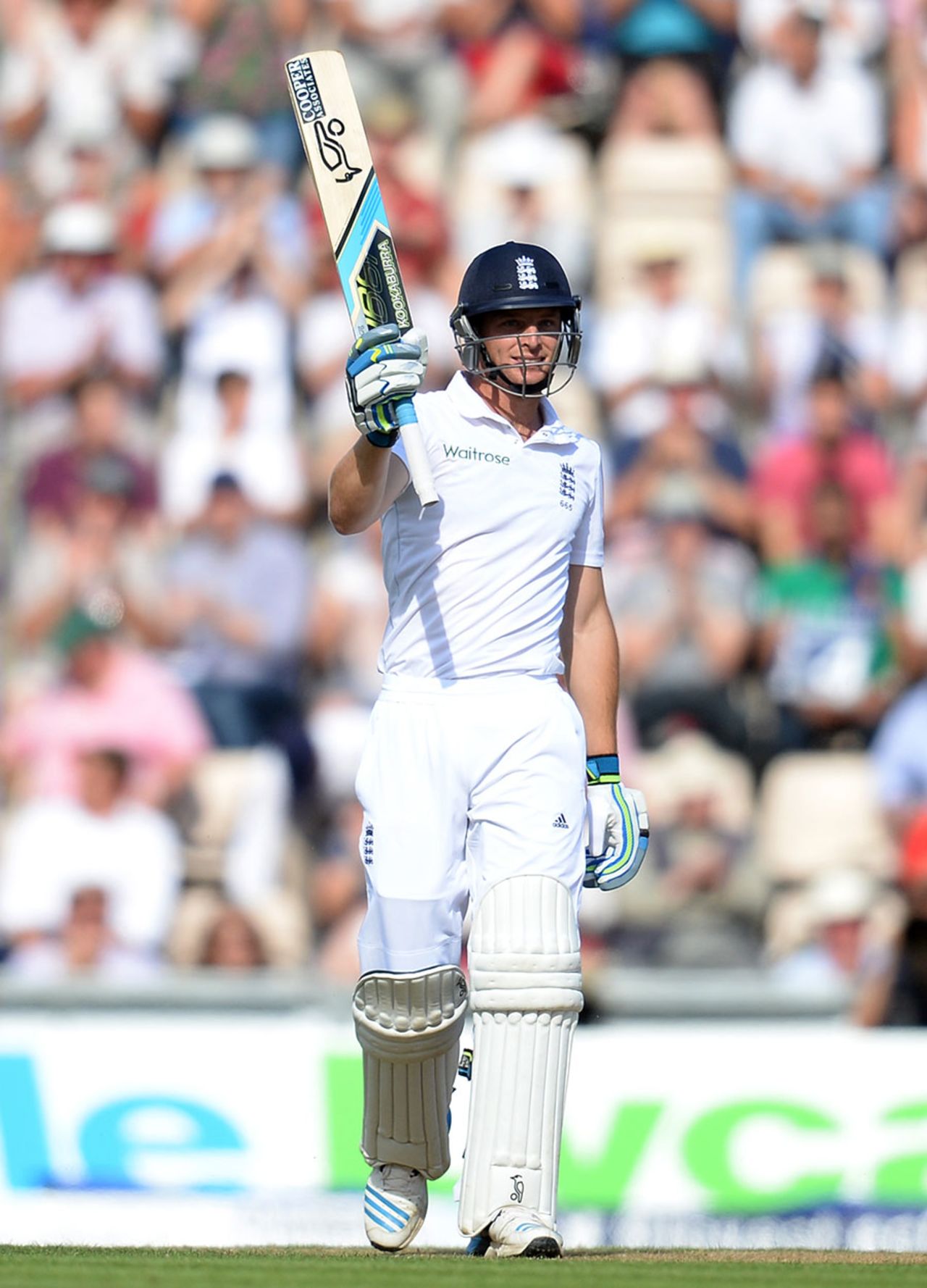 Jos Buttler went to fifty in 64 balls, England v India, 3rd Investec Test, Ageas Bowl, 2nd day, July 28, 2014