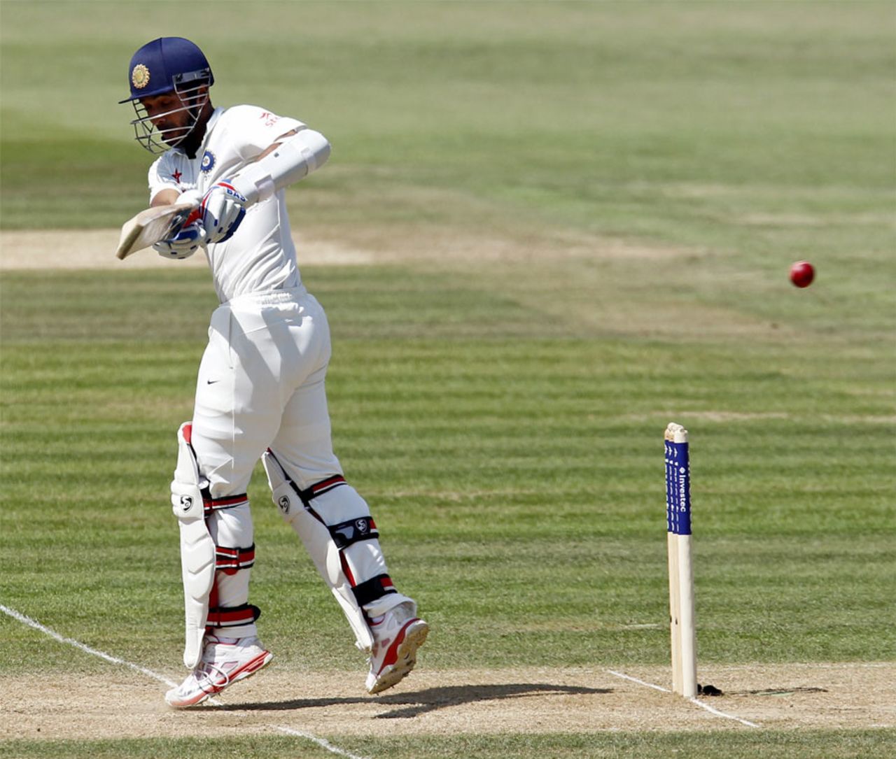 Ajinkya Rahane made his fifth fifty-plus score in seven away Tests, England v India, 3rd Investec Test, Ageas Bowl, 3rd day, July 29, 2014