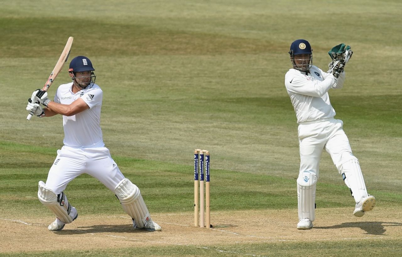 Alastair Cook made his second fifty of the match, England v India, 3rd Investec Test, Ageas Bowl, 4th day, July 30, 2014