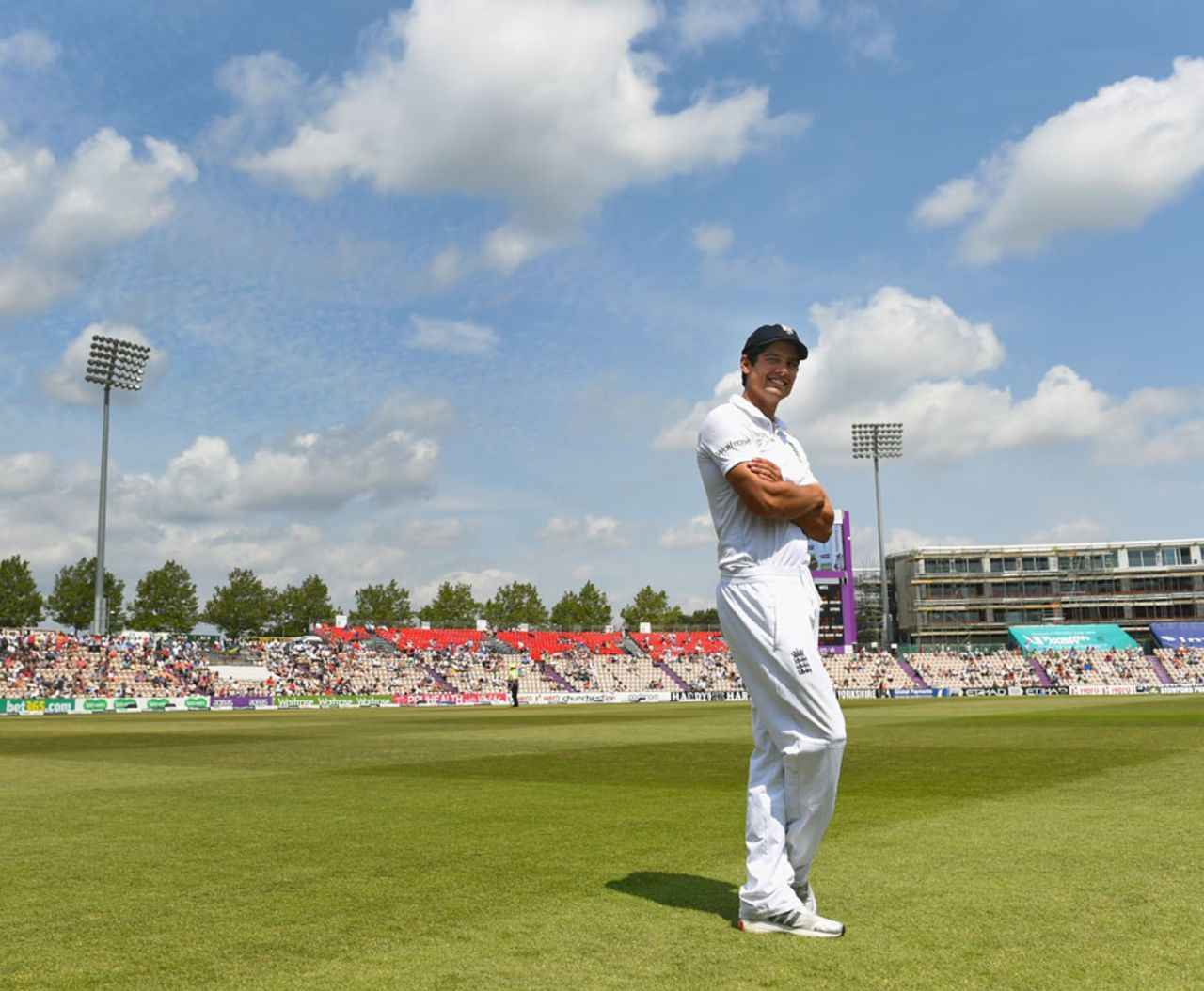 Blue skies ahead? Alastair Cook savours victory, England v India, 3rd Investec Test, Ageas Bowl, 5th day, July 31, 2014
